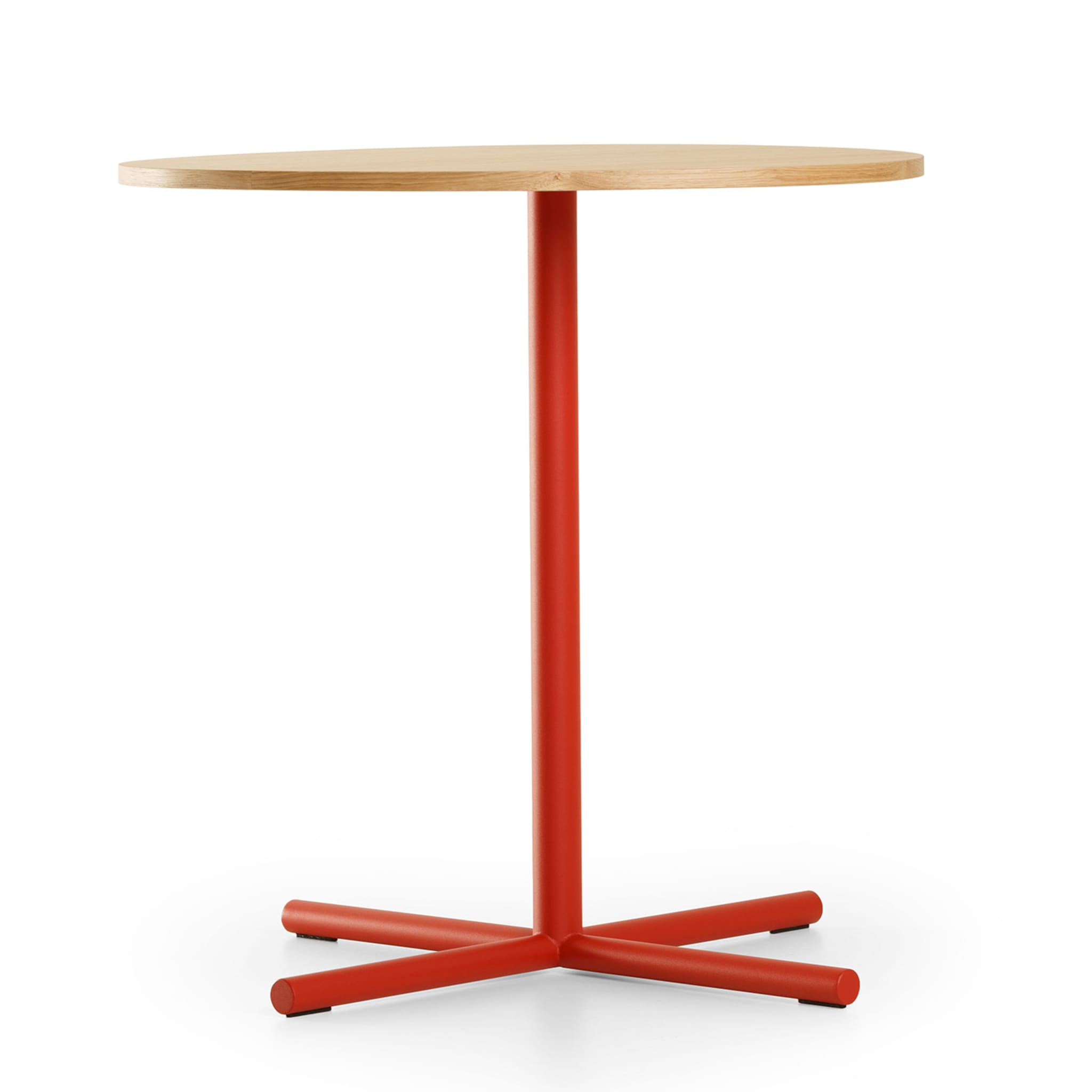 Notable Red Accent Table  - Alternative view 1