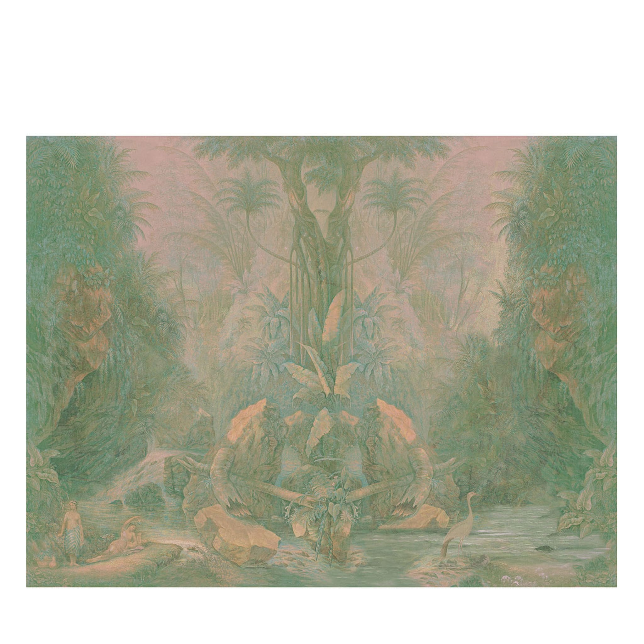 Sunrise Silky Jungle Wallpaper Camere Collection - Main view