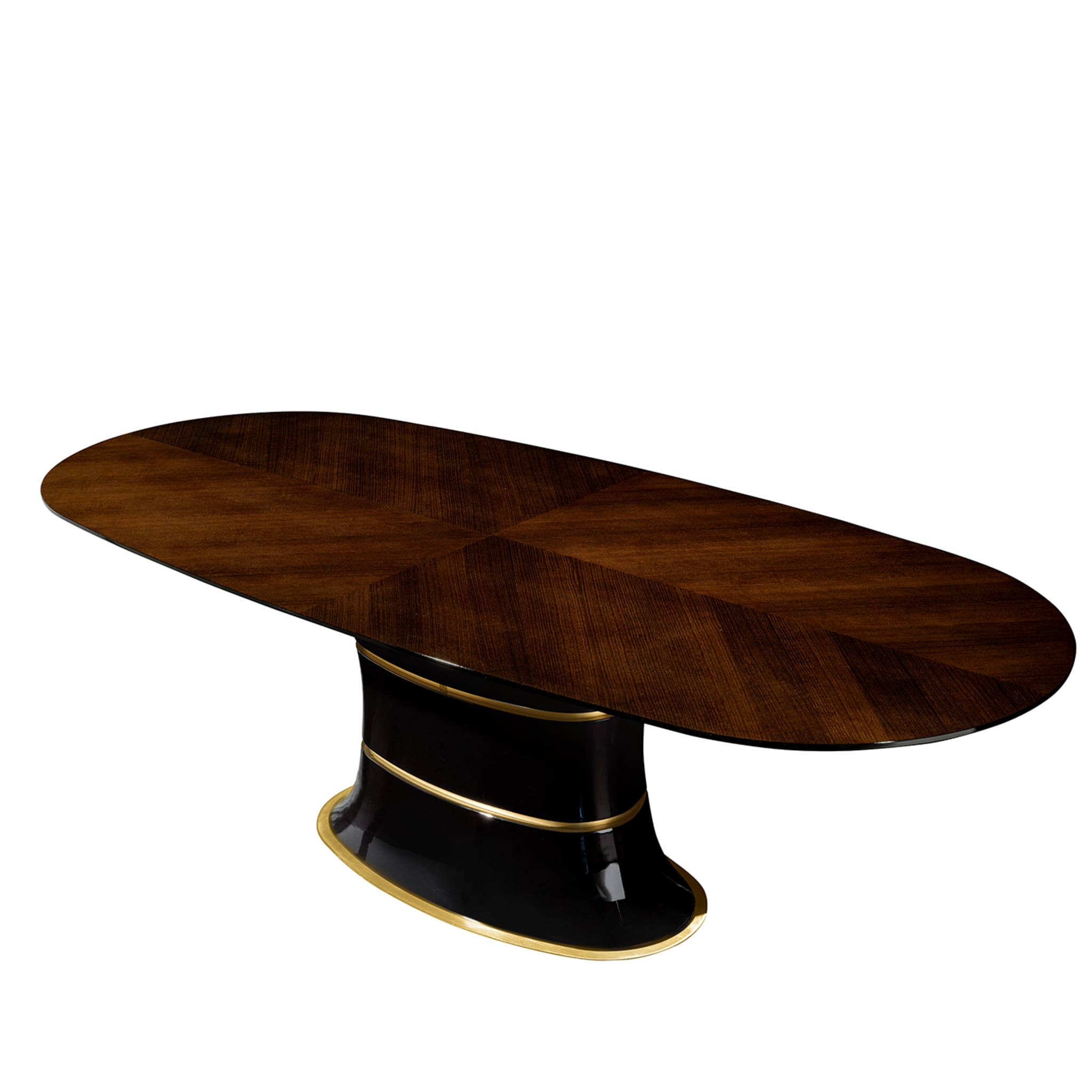 Victor Dark Oval Dining Table - Alternative view 1