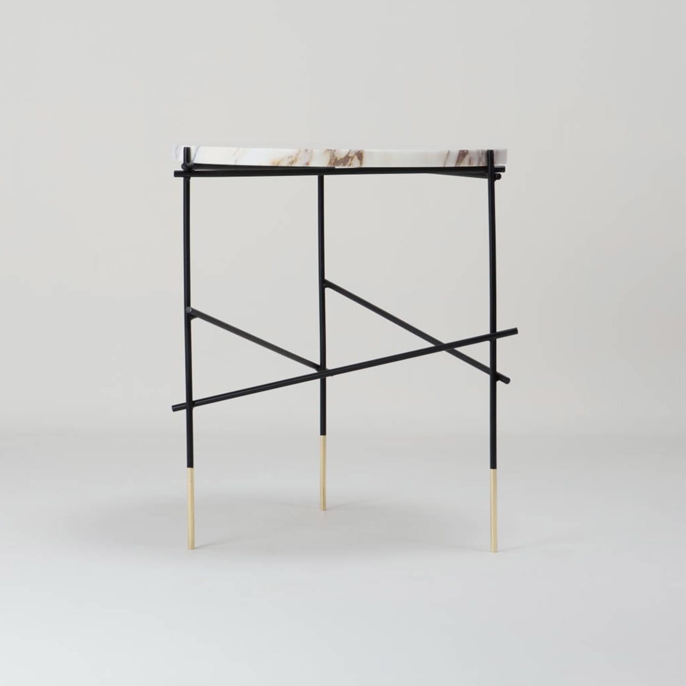 StiltS Arabescato Side Table - DF DesignLab