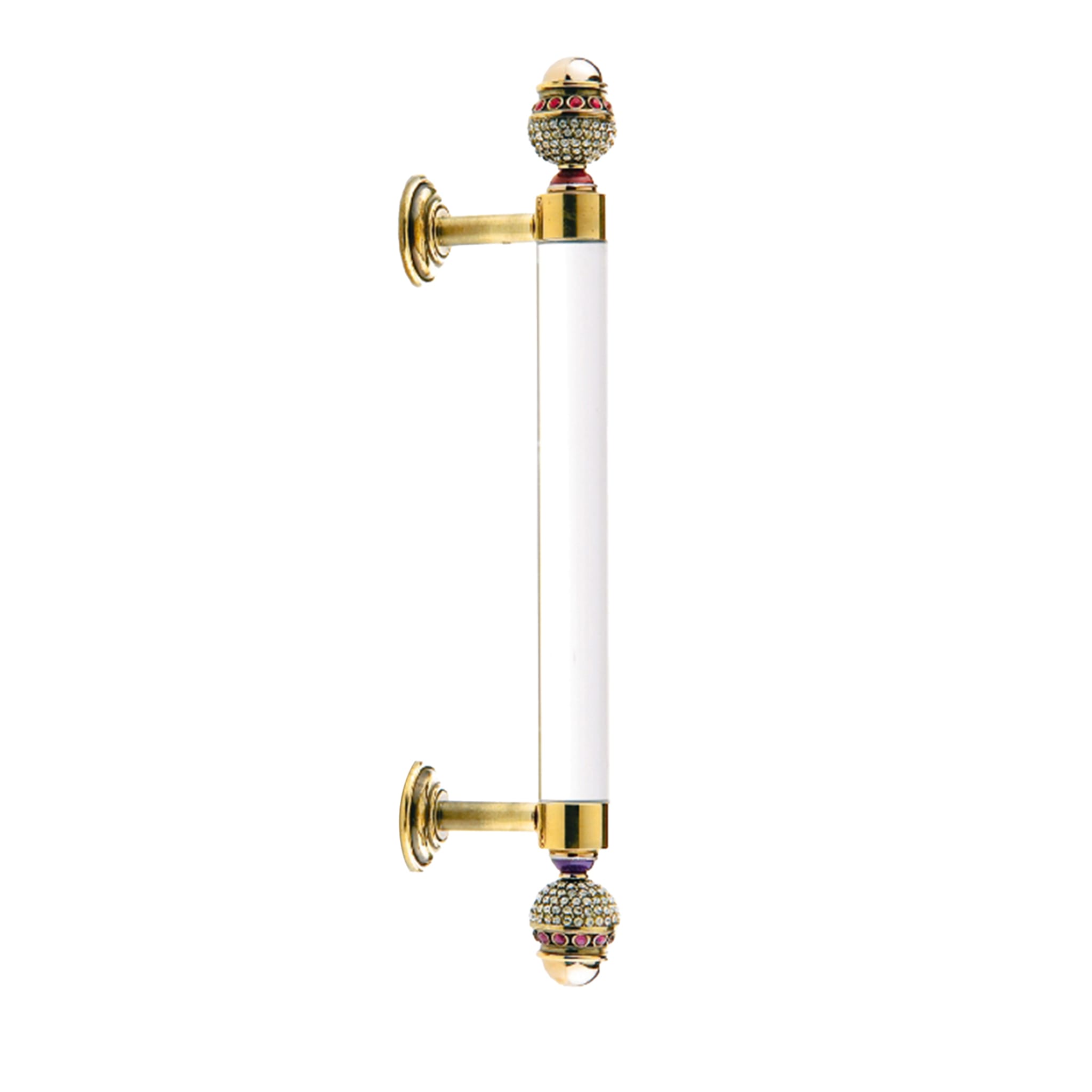 MC 08 Golden D-Pull Handle with Crystal Rhinestones - Main view