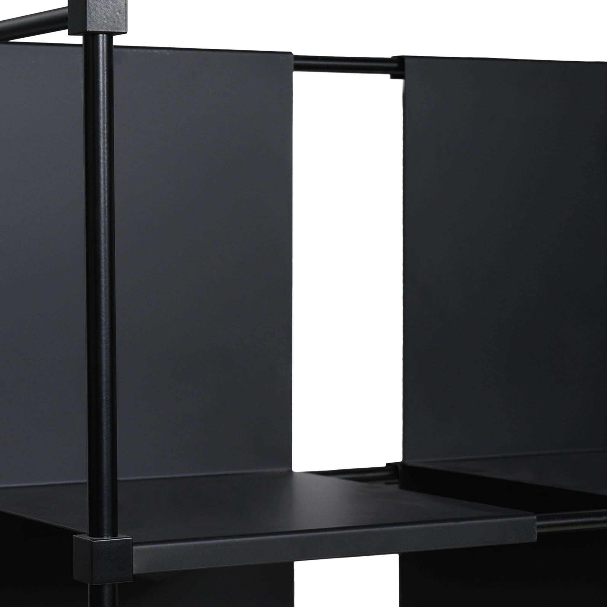 Ludo Modular Black Bookcase by Filippo Montaina - Alternative view 1