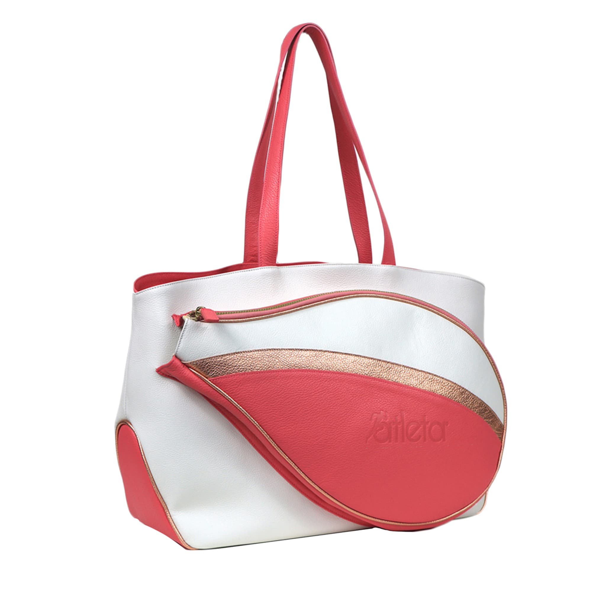 Pink and White Sports Shopper - Main view