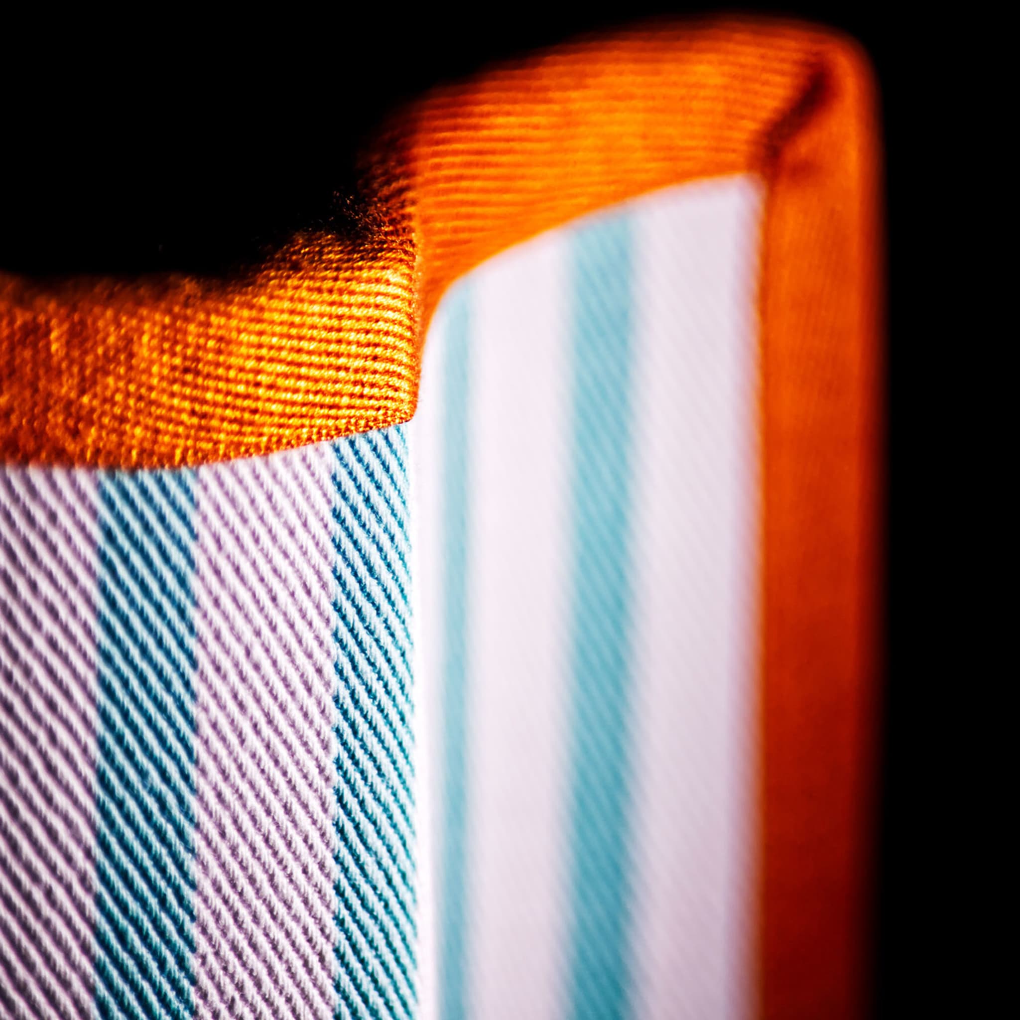 Stripes Light Blue and Orange Wall Lamp - Alternative view 1