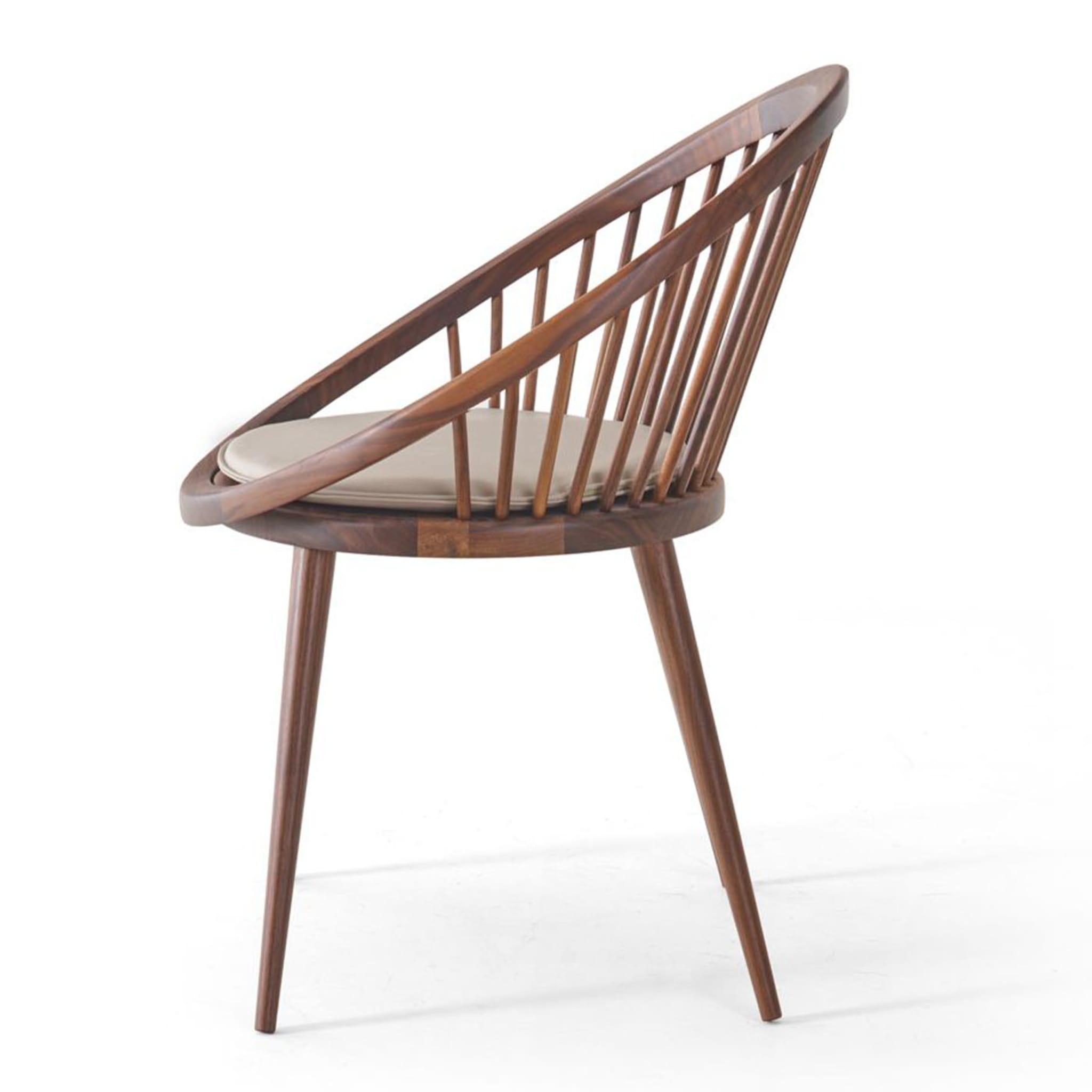 Cannaregio Chair in Canaletto Walnut Wood - Alternative view 3