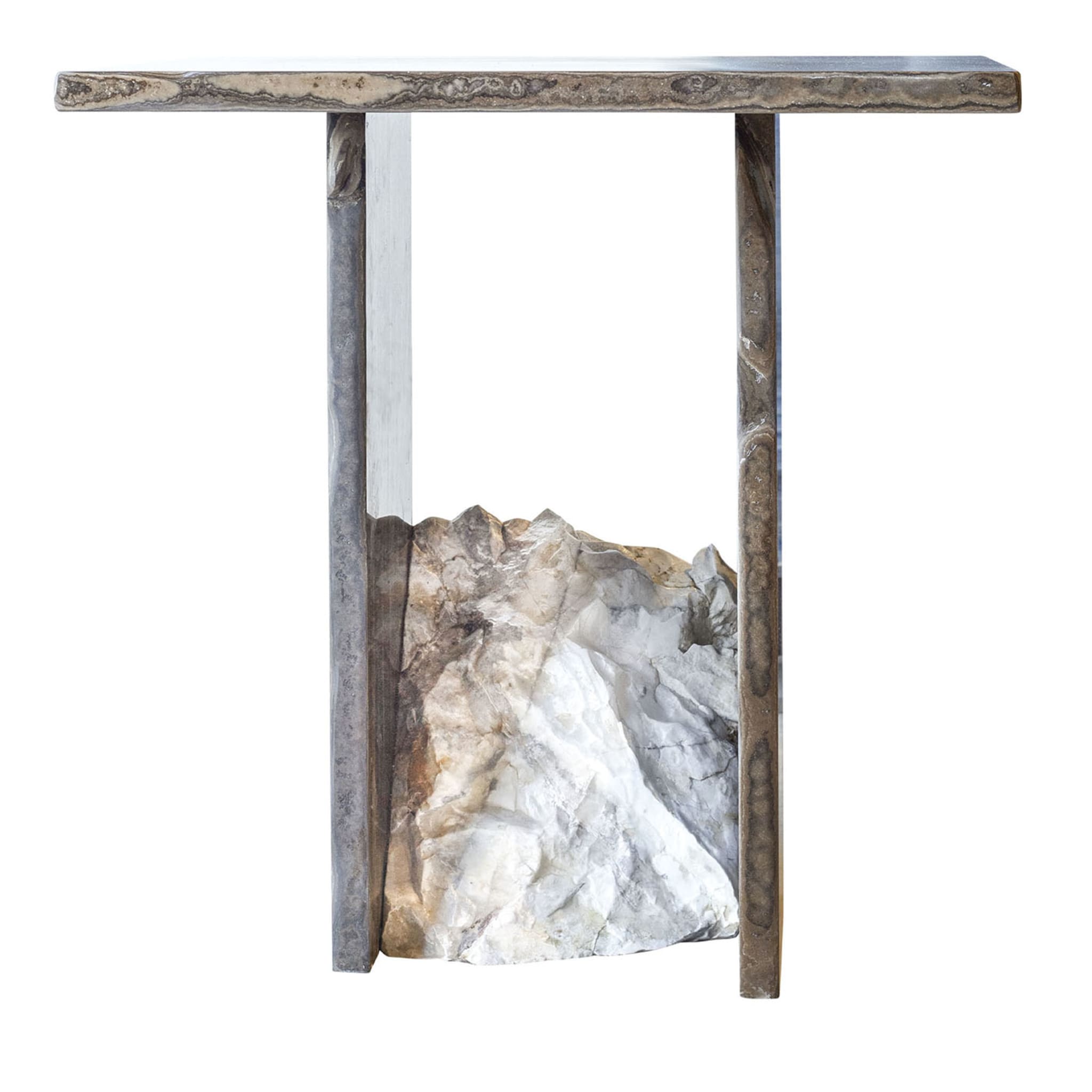 SST013-1 Eramosa Marble Side Table - Main view