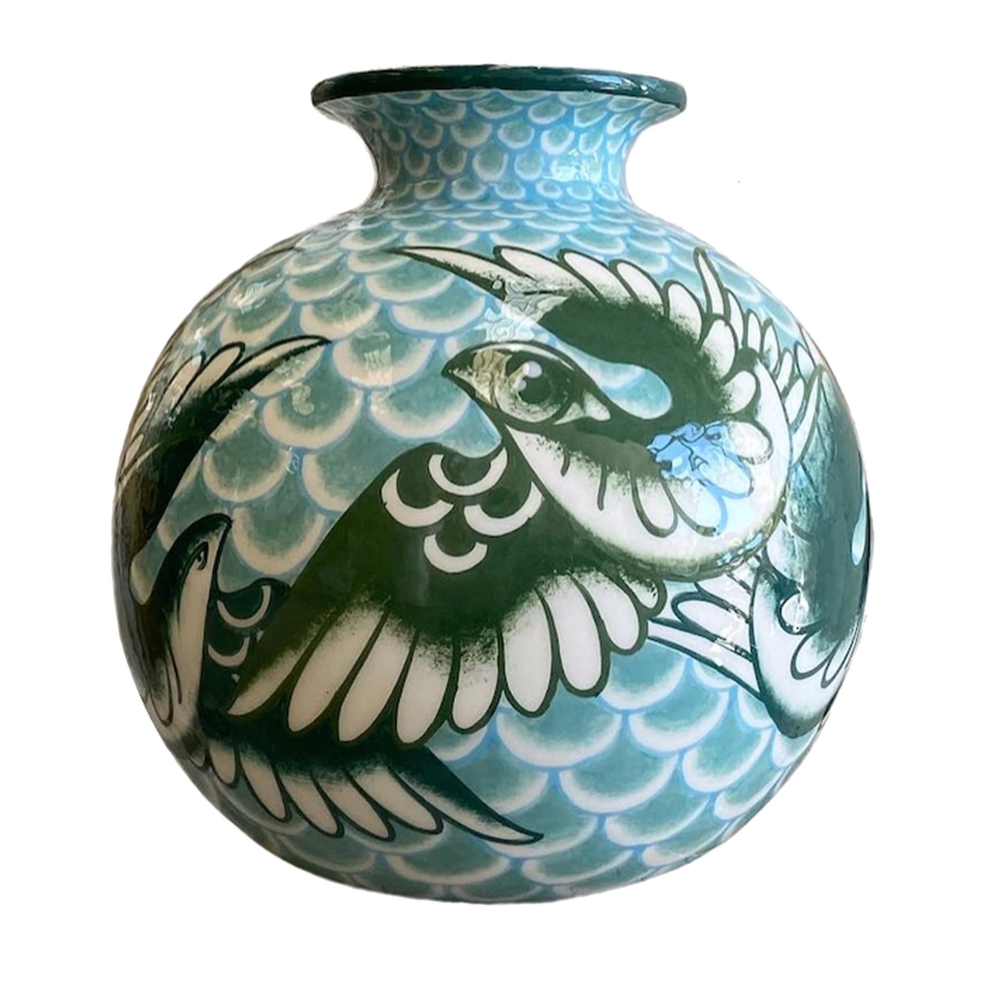 Palla Grün und Hellblau Vase - Hauptansicht