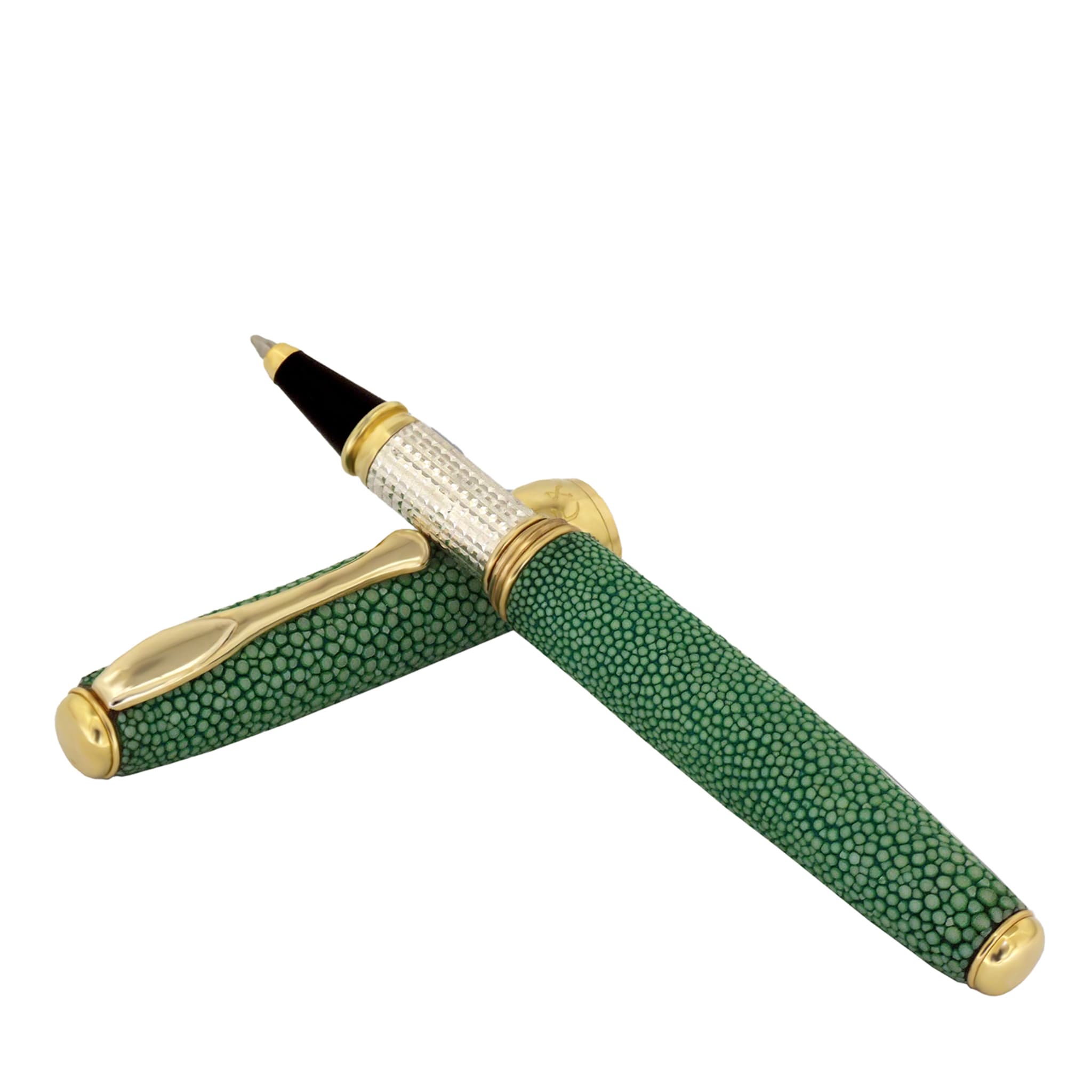 Bolígrafo raya verde - Vista principal