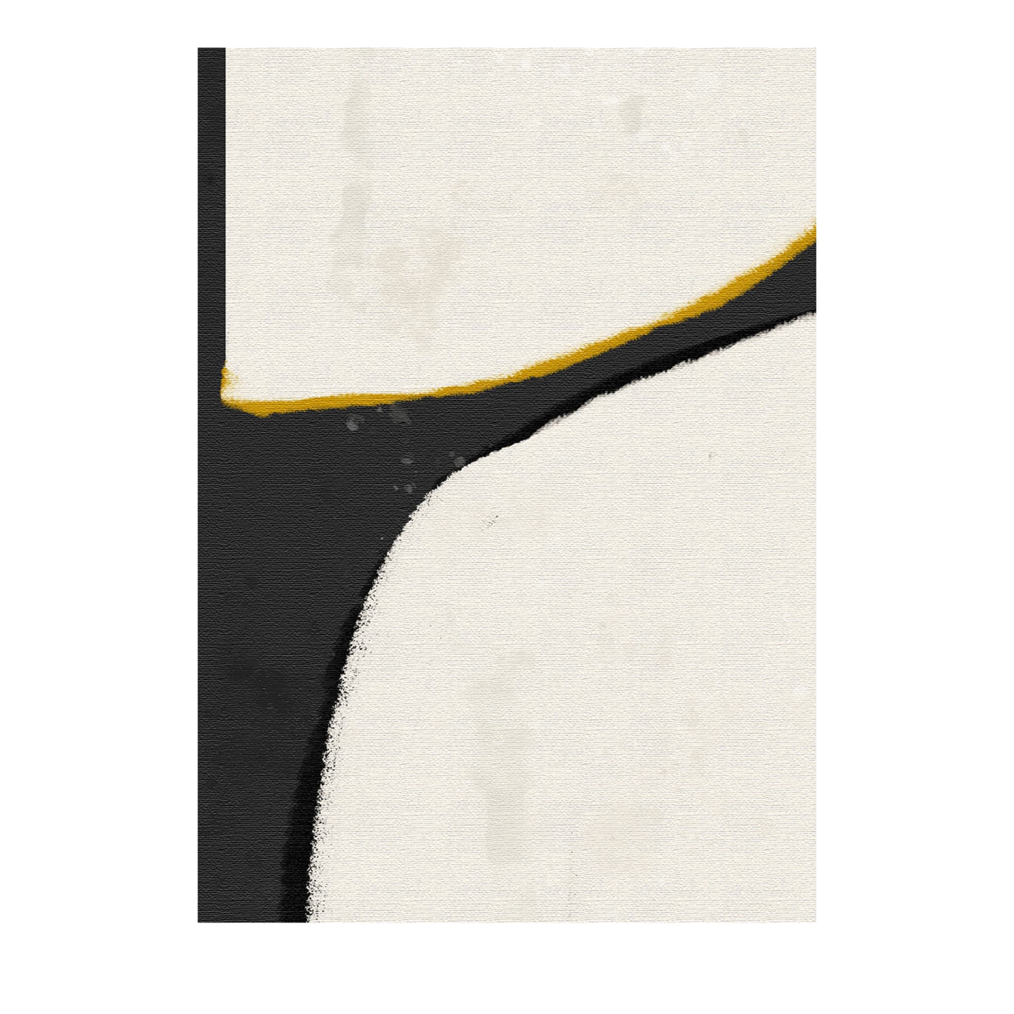 Extra große schwarze und weiße abstrakte Tapete - Hauptansicht