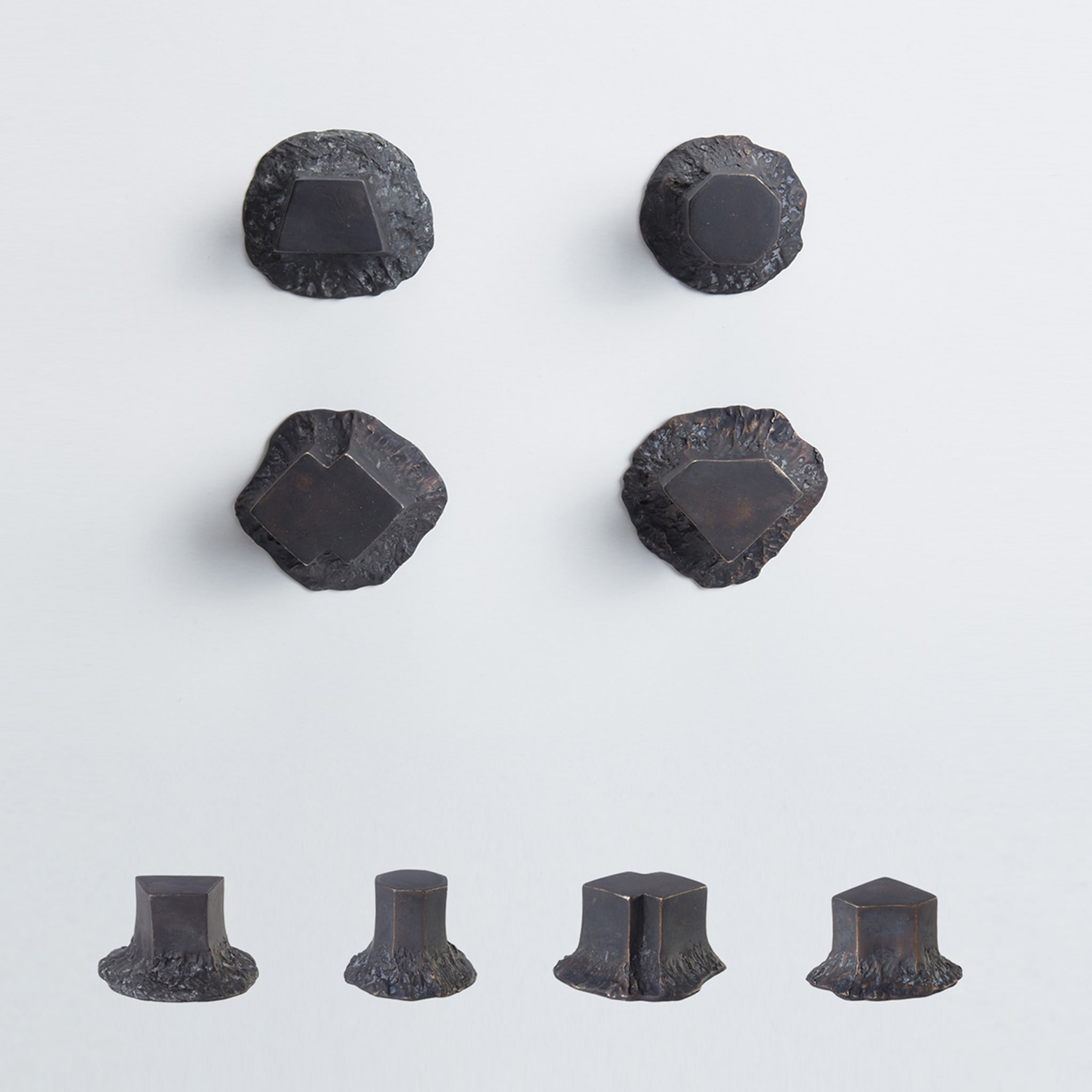 Solido Set of 4 Black Door Knobs #2 by Nicole Valenti - Alternative view 1