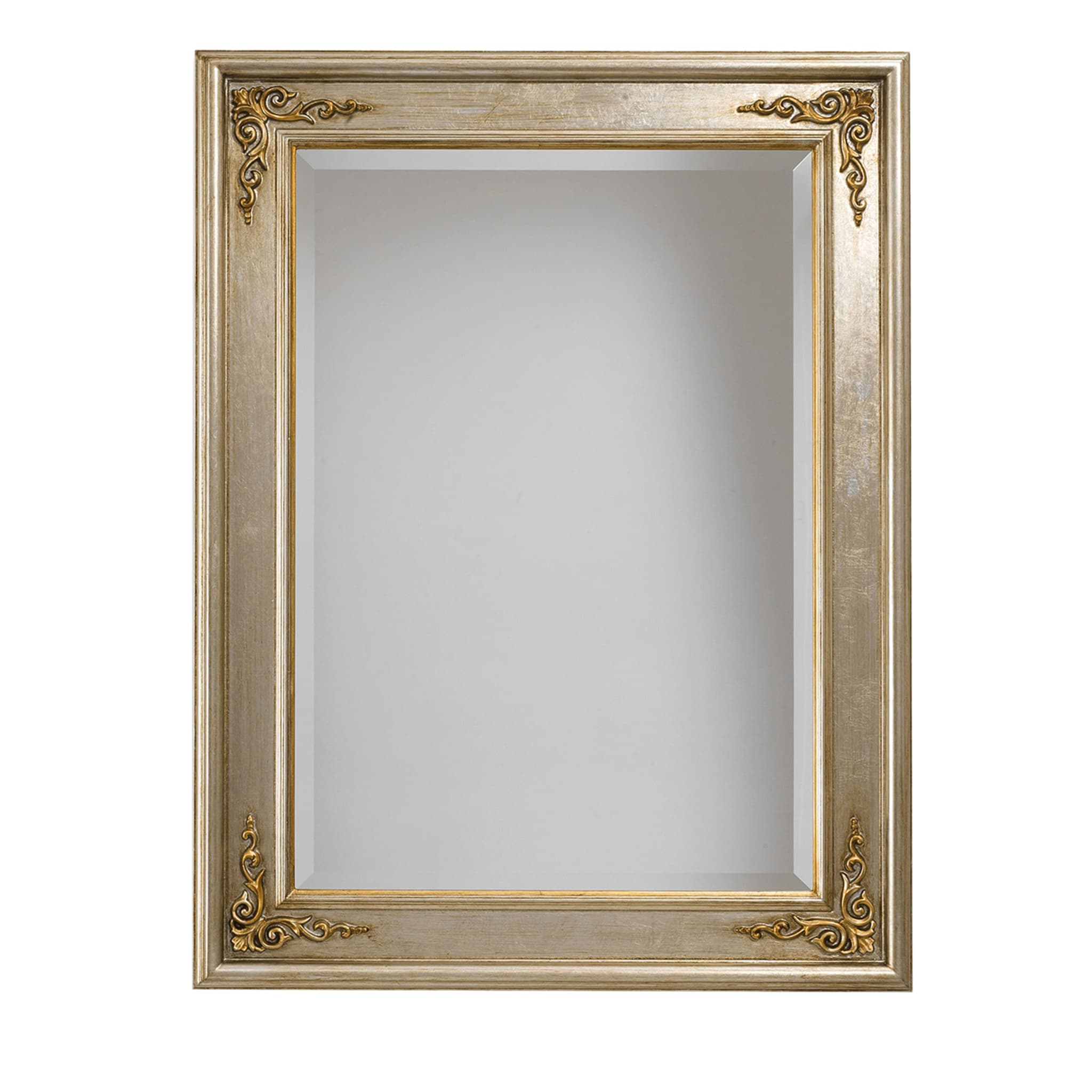 Oscar Mecca - Specchio da parete in argento - Vista principale