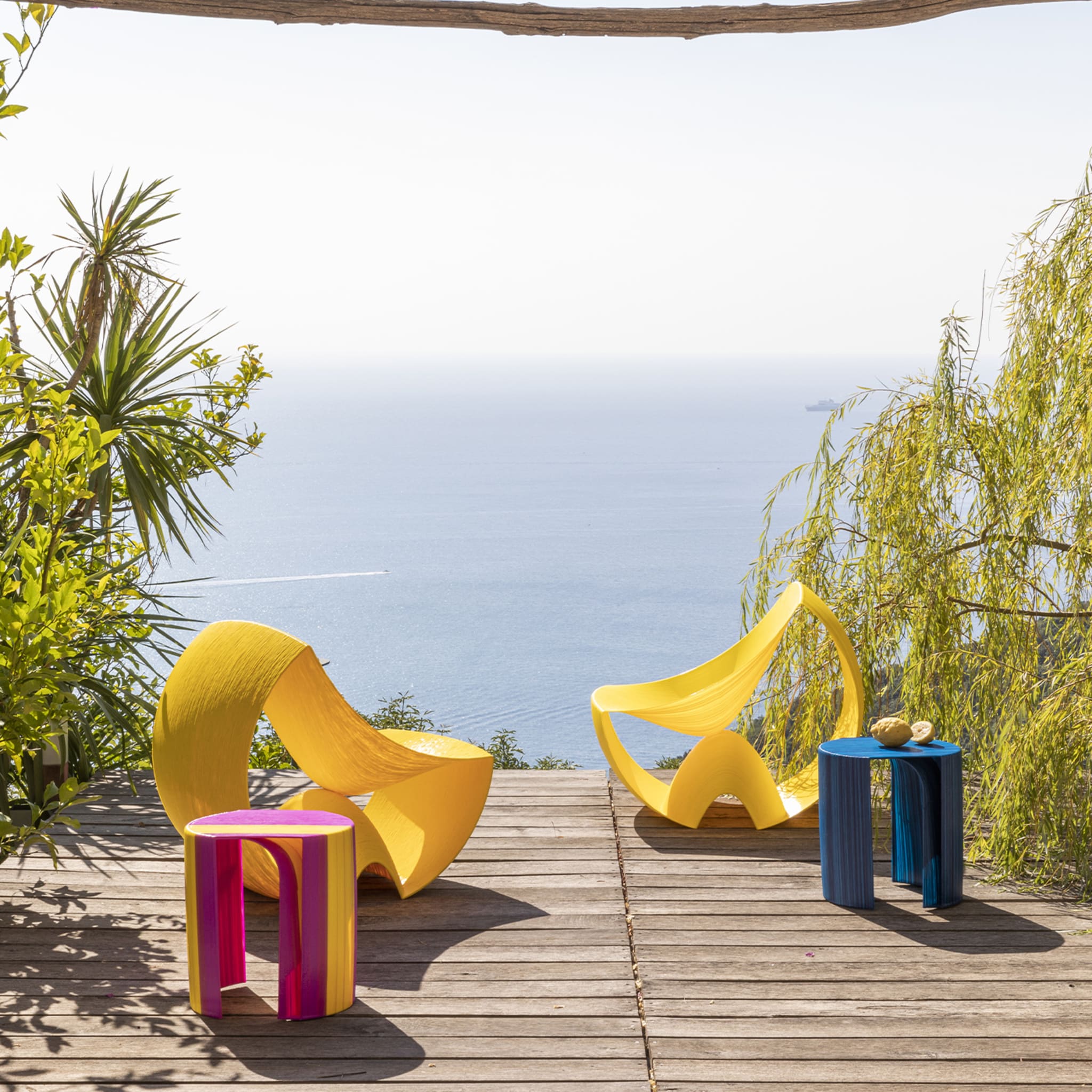 Capri Yellow Lounge Chair - Alternative view 5