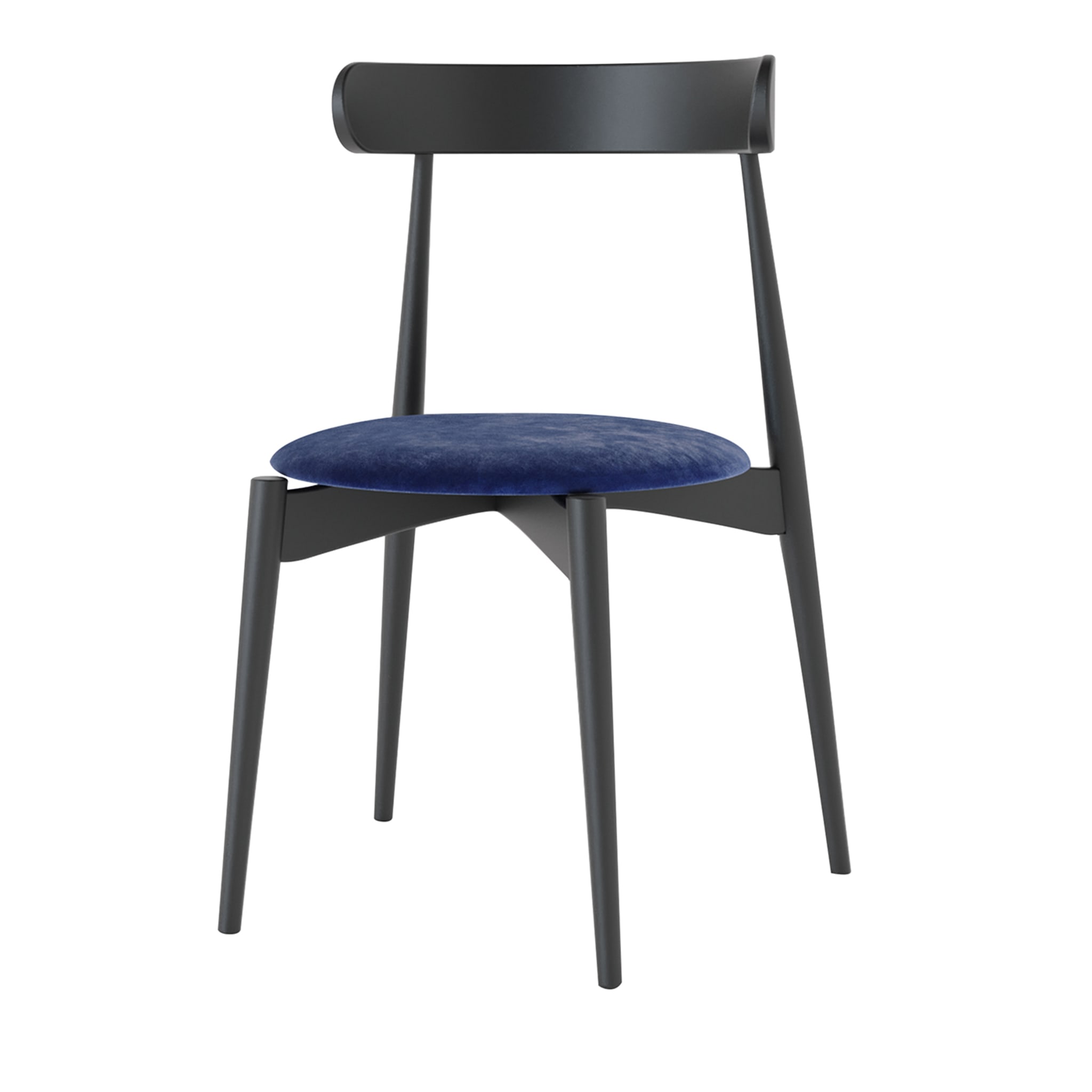 Zord Black & Blue Chair - Main view