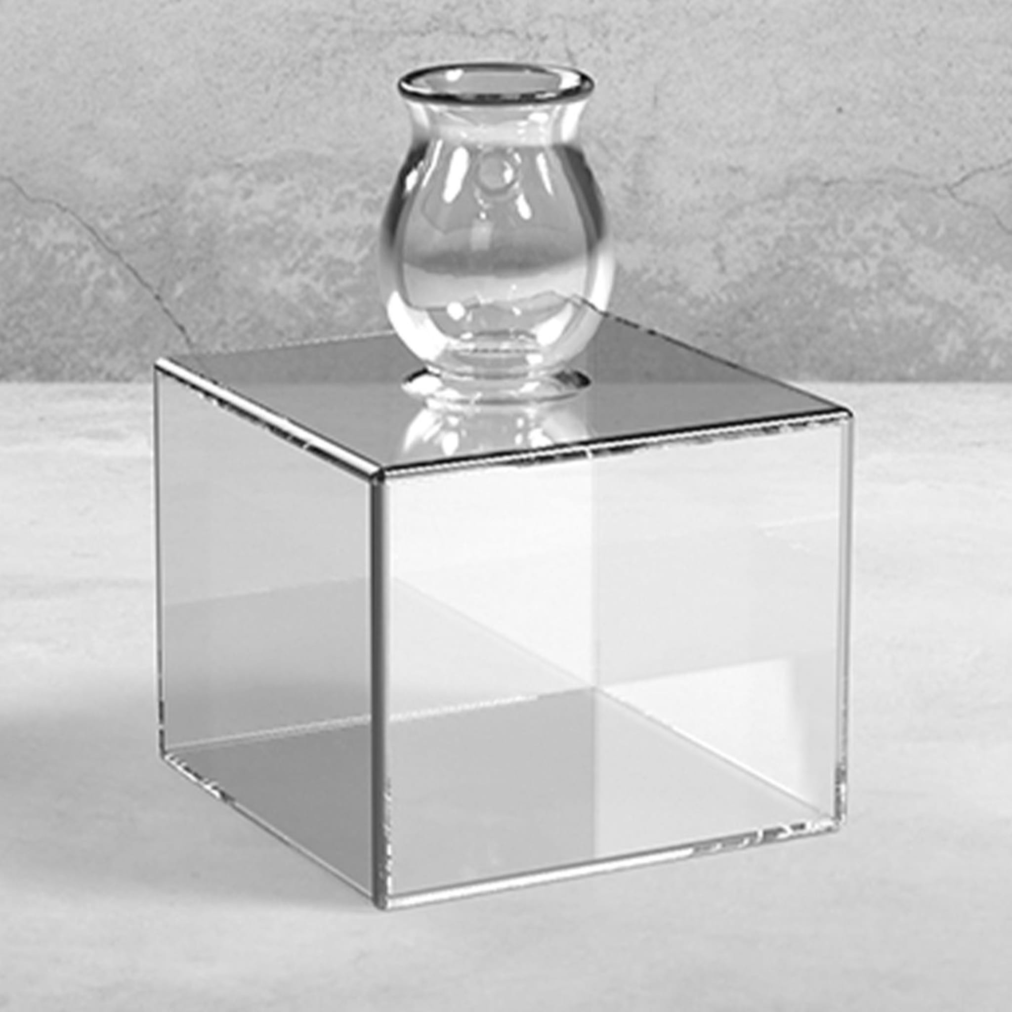 Milo Square-Based Transparent Vase by Quaglio Simonelli - Alternative view 1