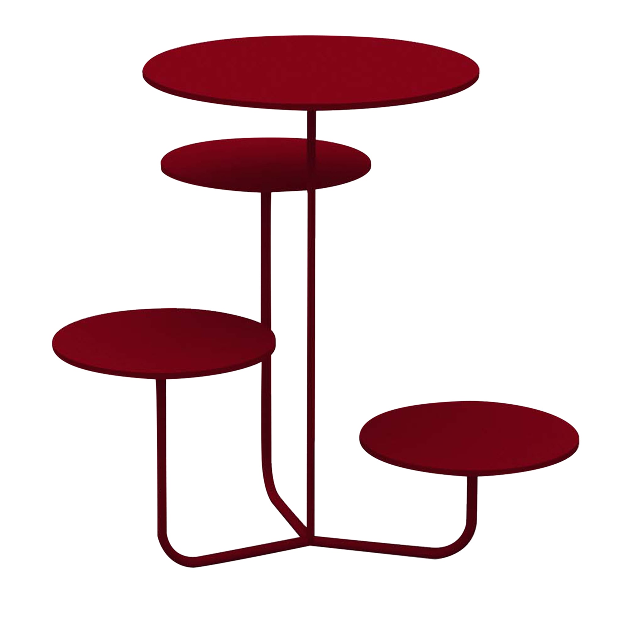 Condiviso 4-Tier Ruby Red Serving Stand - Main view