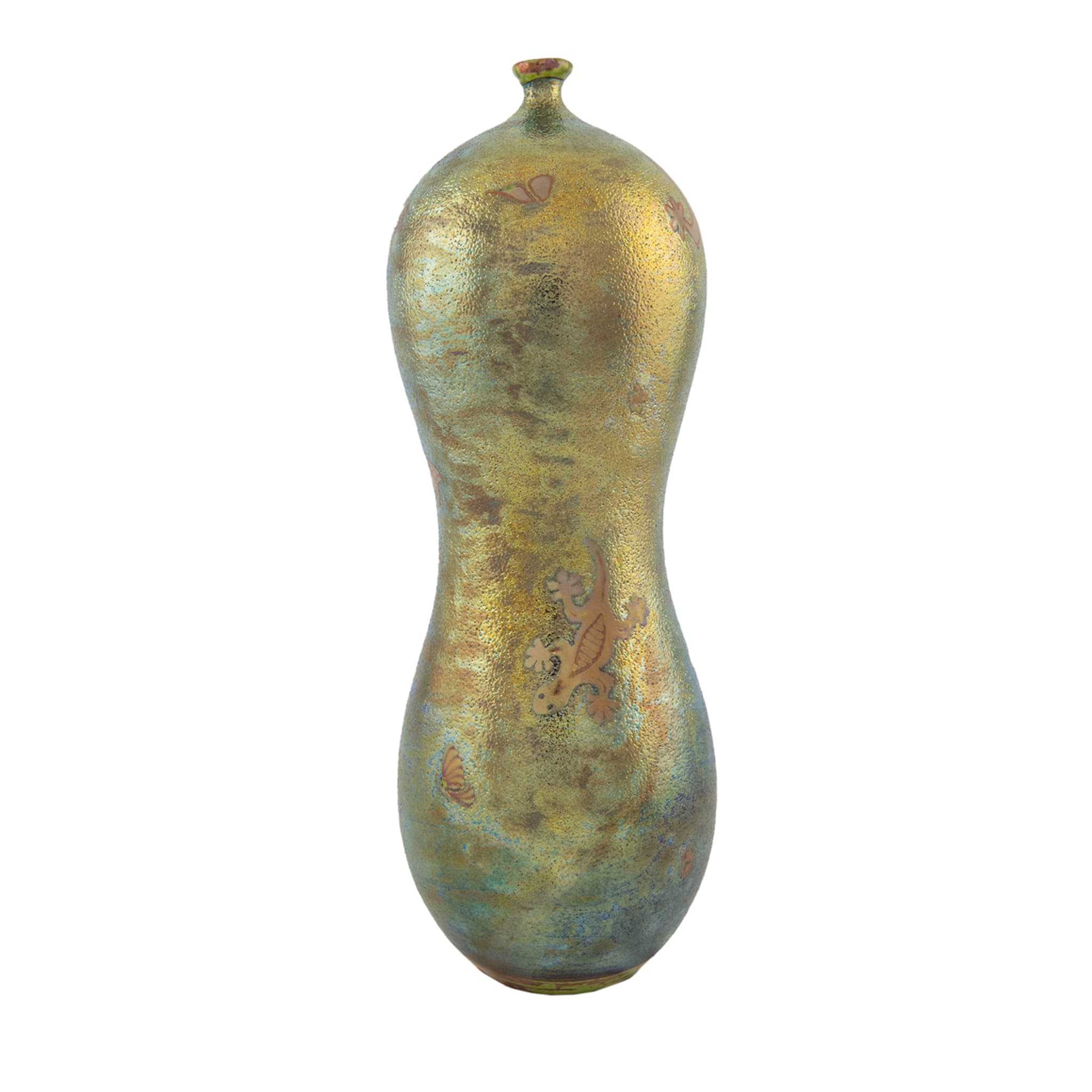 Farfalline e Gechi su Notte Stellata Hourglass-Shaped Lustre Vase - Main view