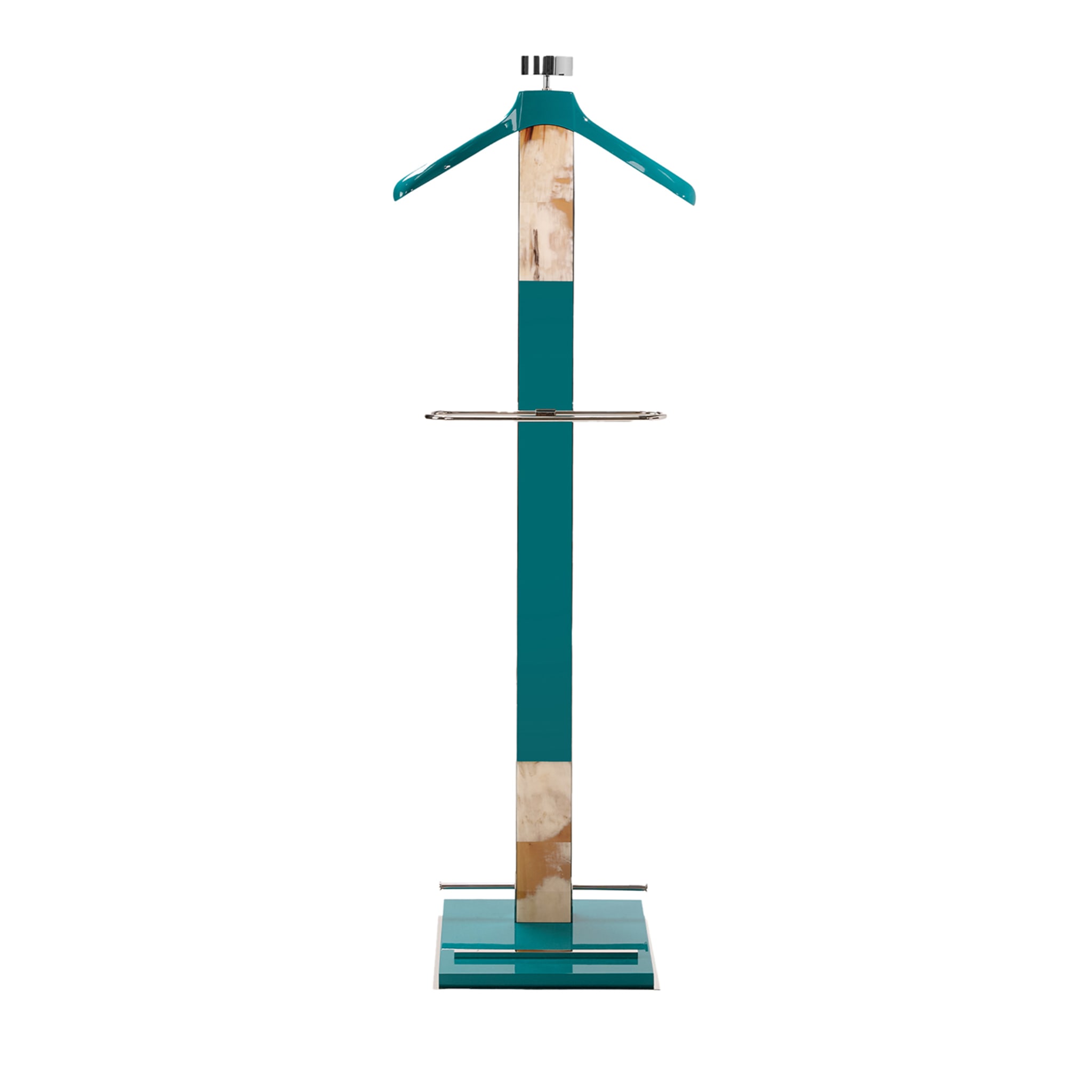 Levanzo Teal Valet Stand - Main view