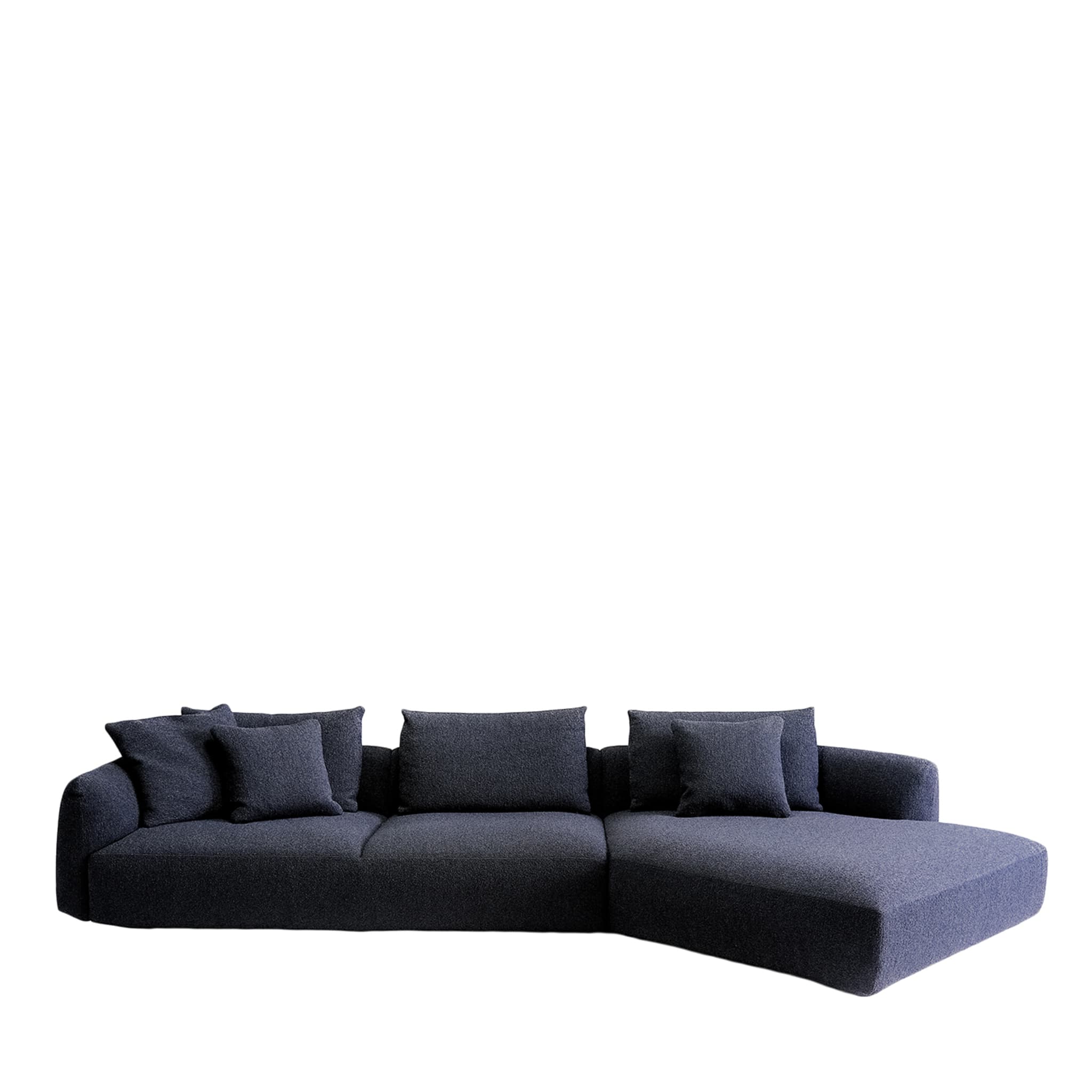 Naxos Angular Modular Blue Sofa by Ludovica + Roberto Palomba - Vue principale