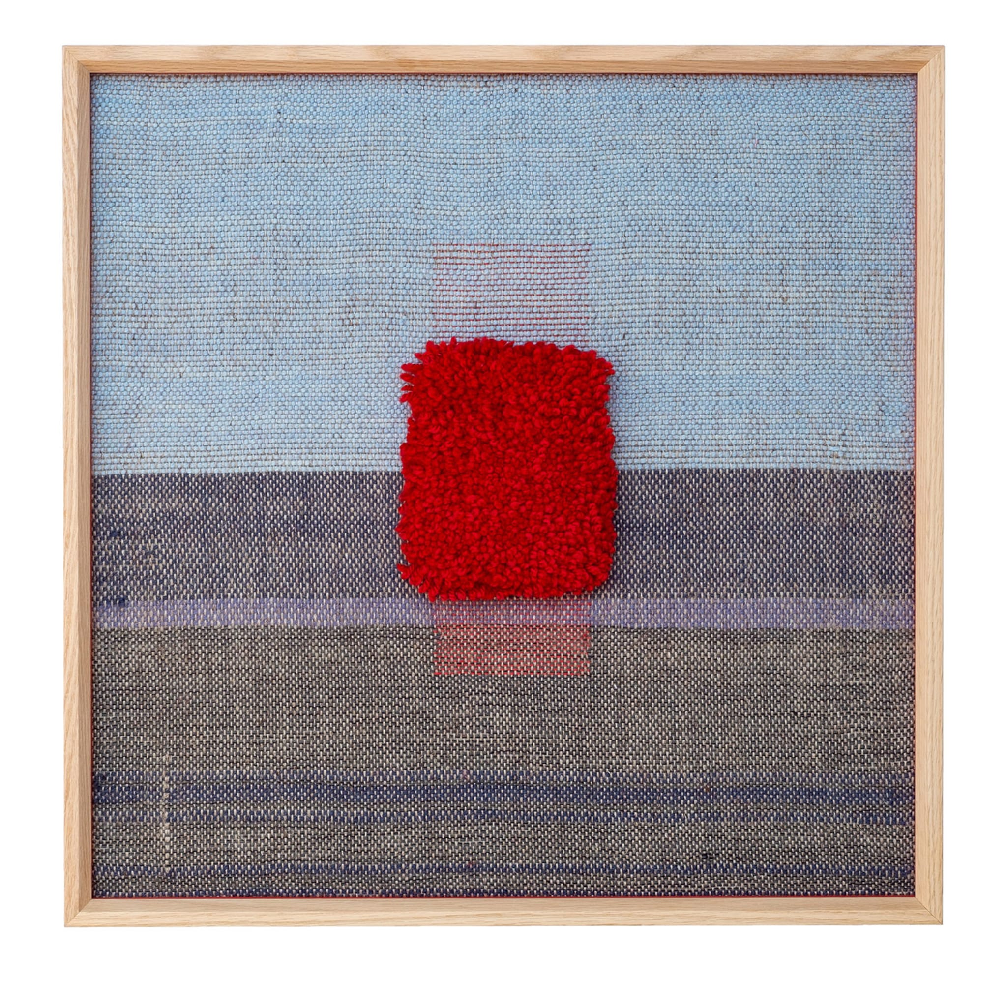 Rosso Flag Hand Woven Panel - Main view