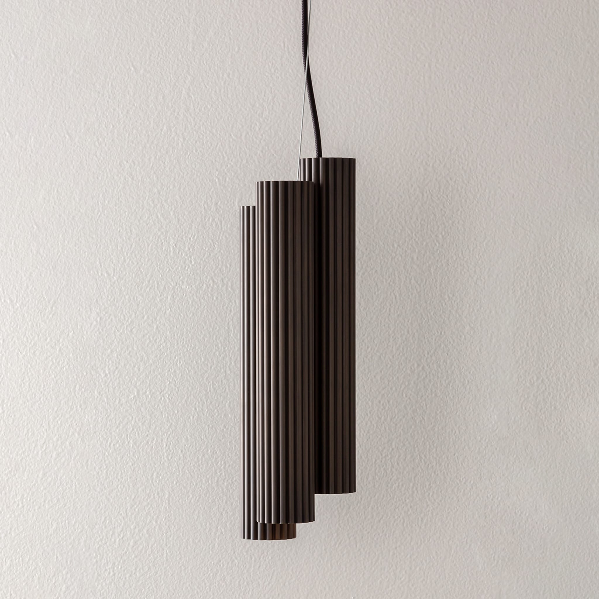 Lampe à suspension Lustrin par Isacco Brioschi - Vue alternative 1
