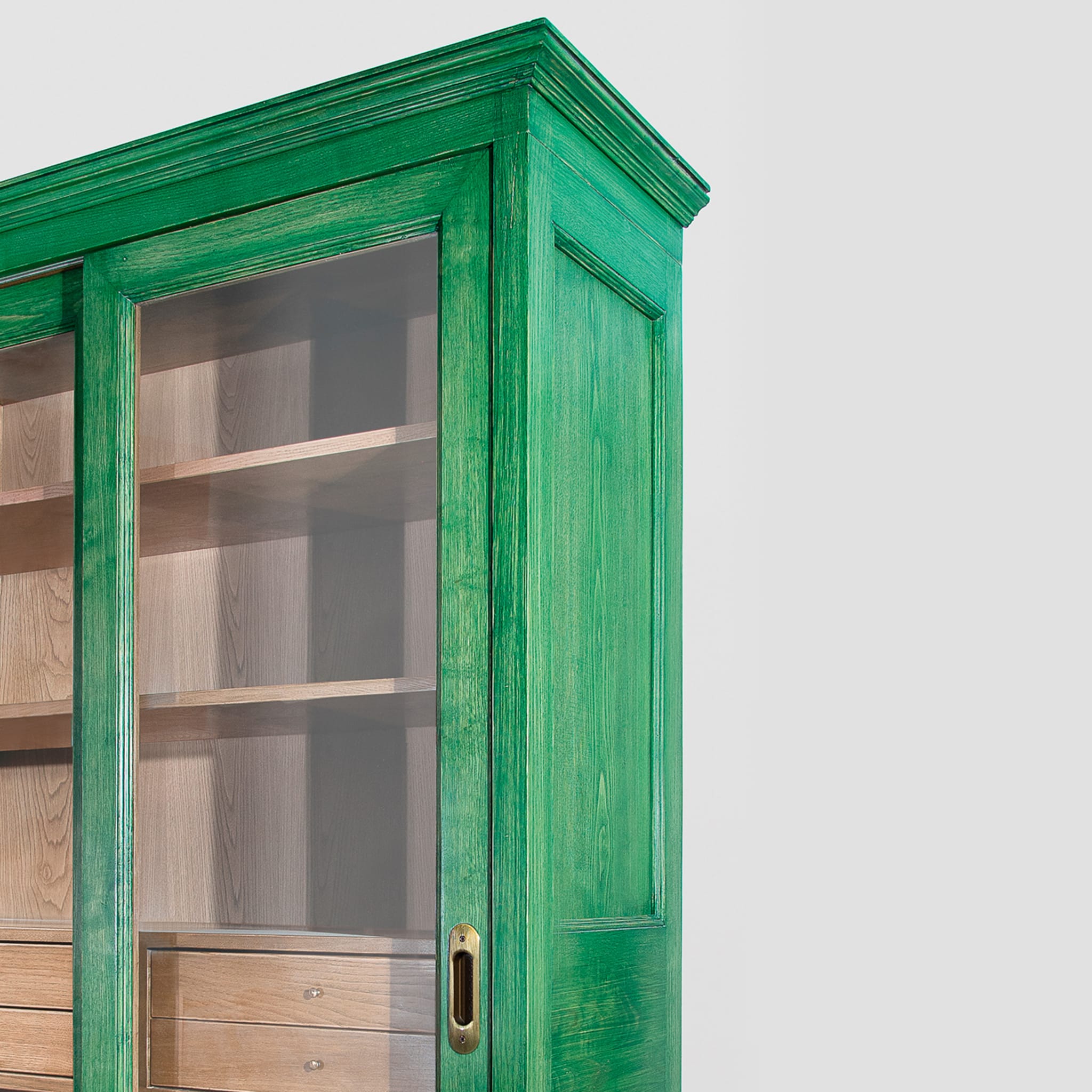Green Sliding Doors Bookshelf #1 - Alternative view 1