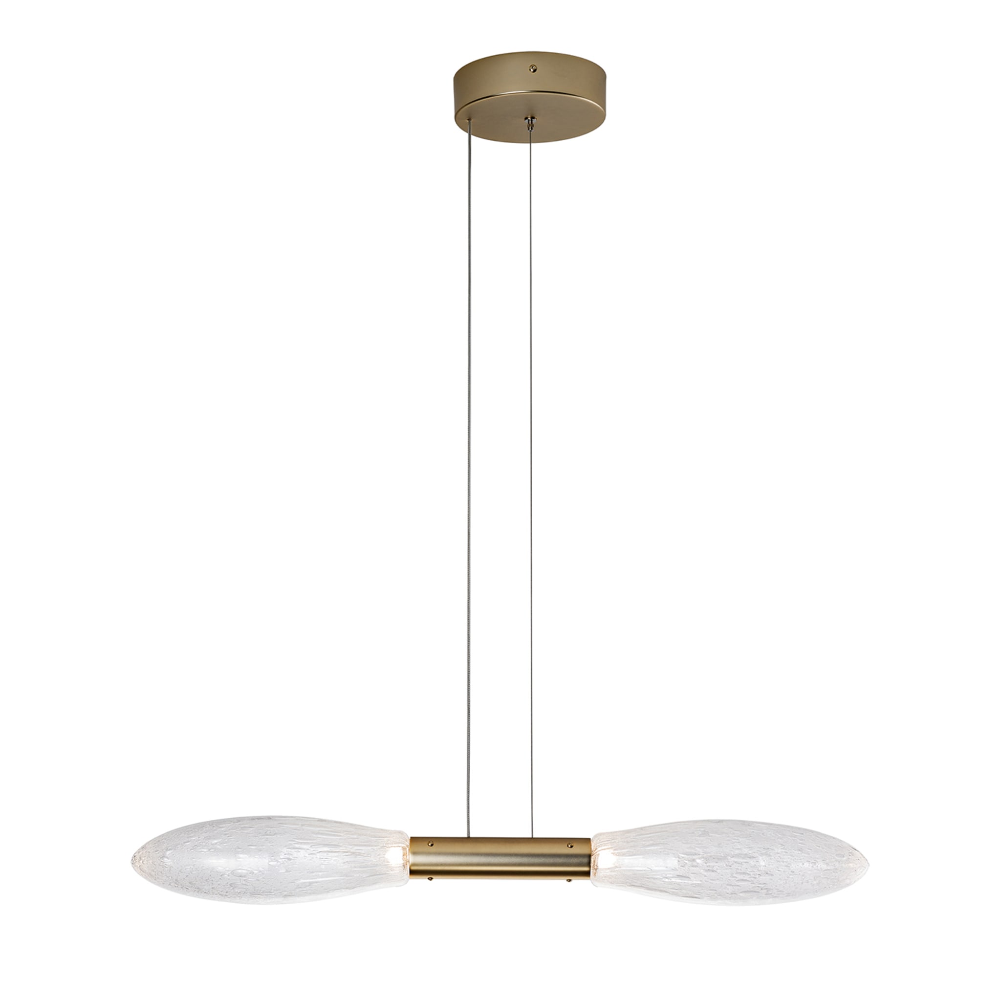 Miox Murano Glass Gold Pendant Lamp - Main view
