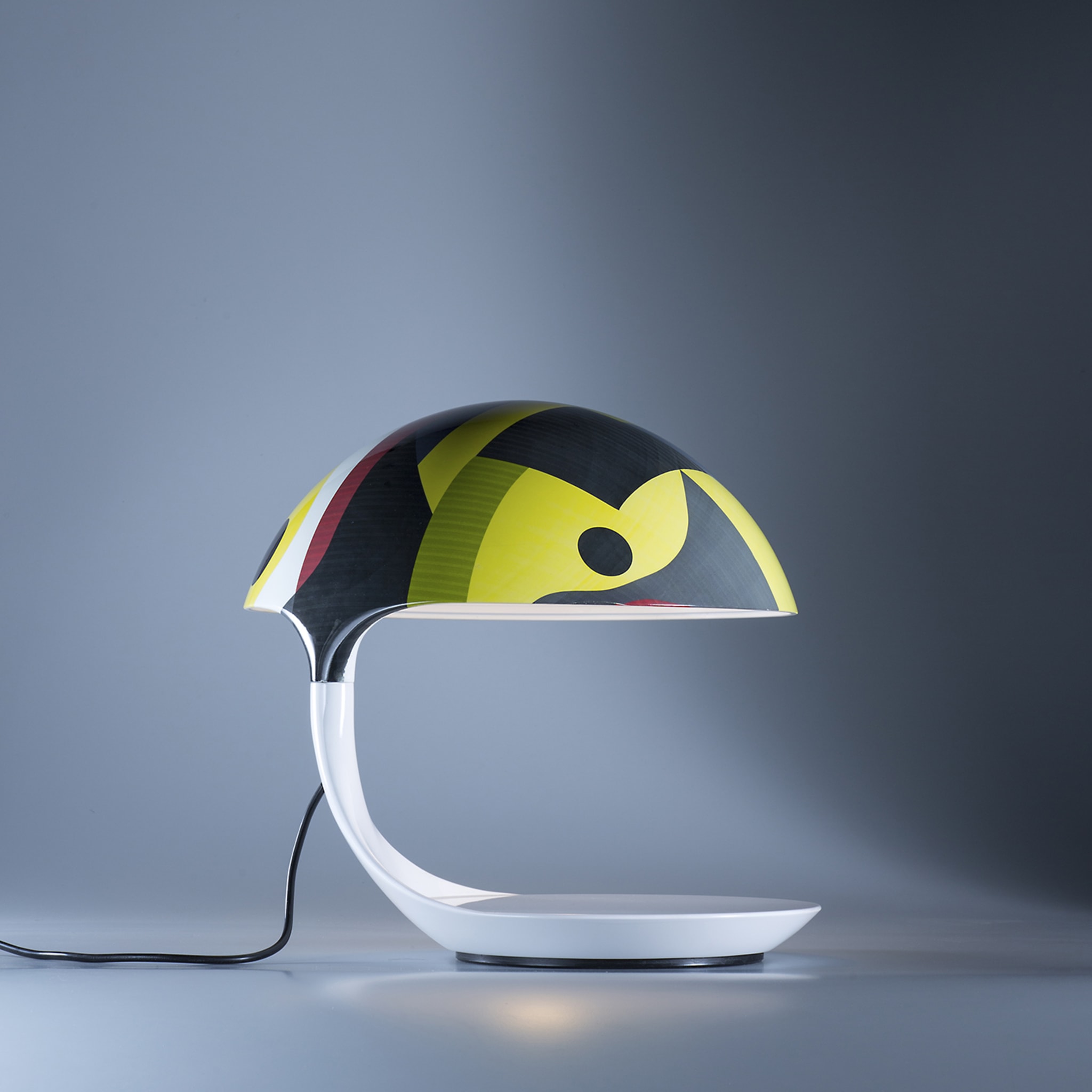 Cobra Texture Polychrome Table Lamp by Alessandro Guerriero - Alternative view 3
