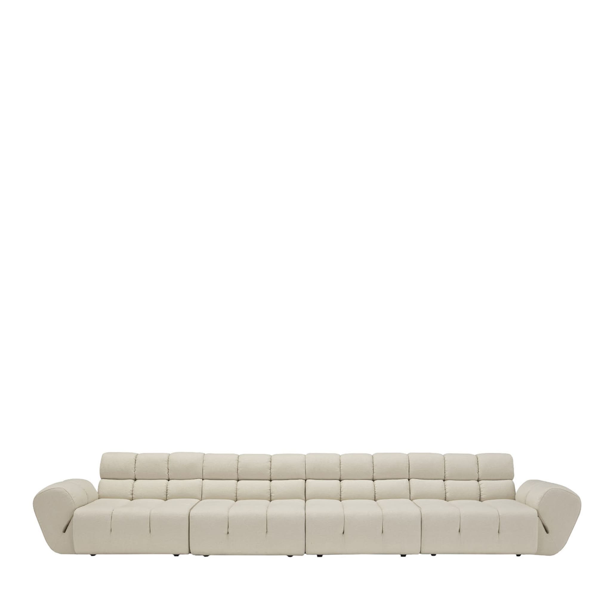 Palmo Modulares weißes sofa by Emanuel Gargano - Hauptansicht