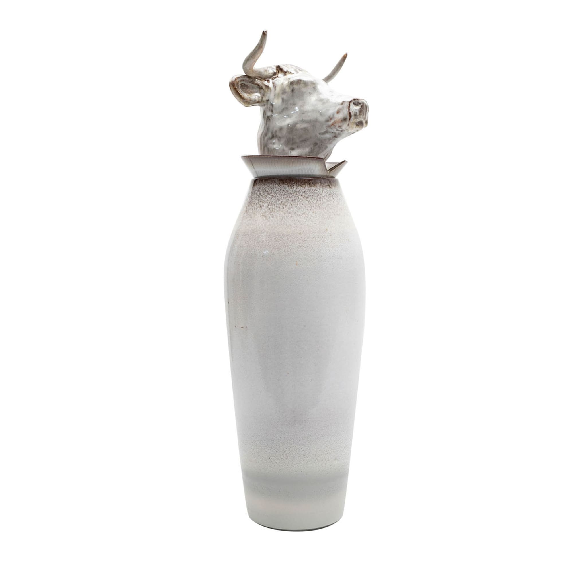 Canopo Toro Weiß L Vase - Hauptansicht