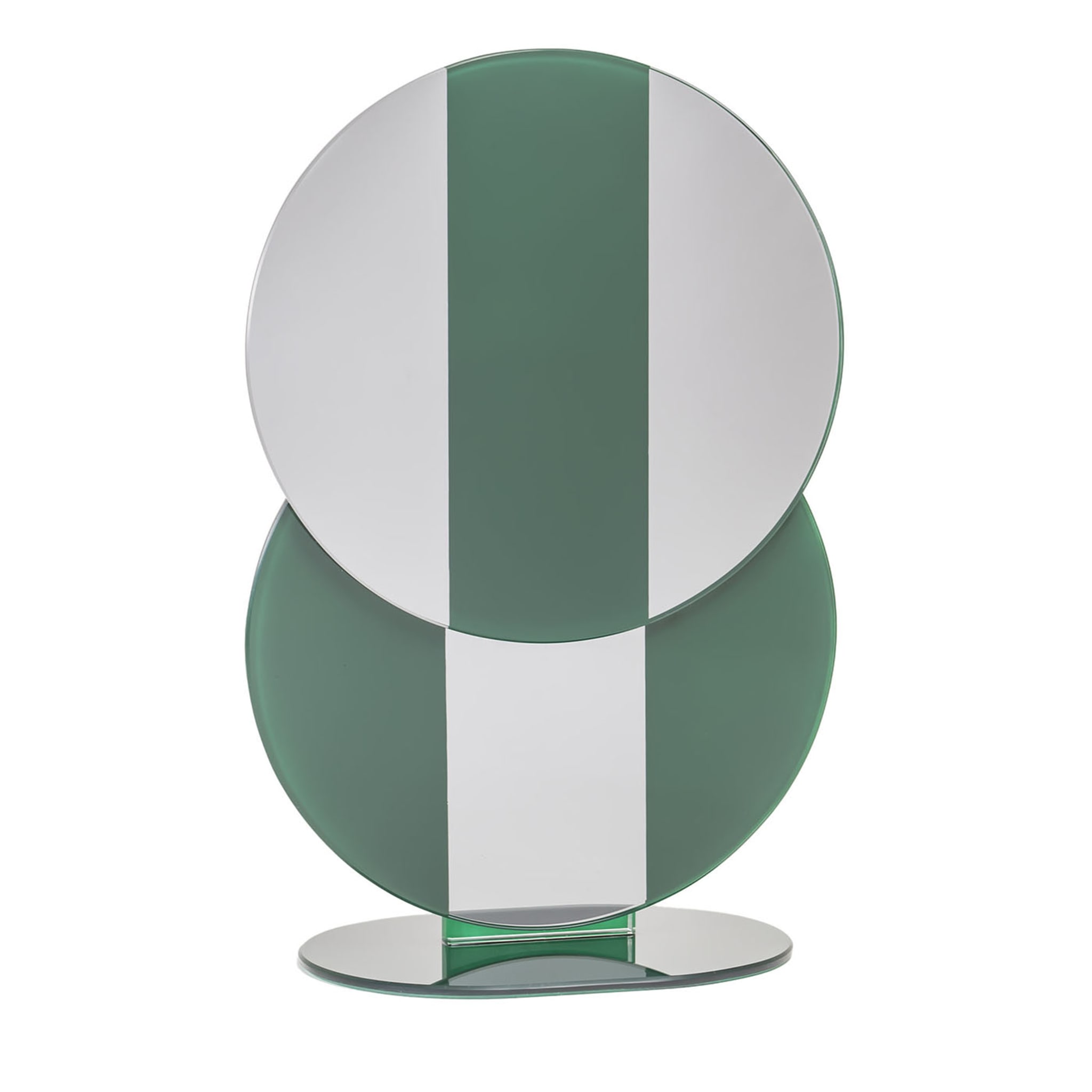 Petit miroir de table vert Minima - Vue principale