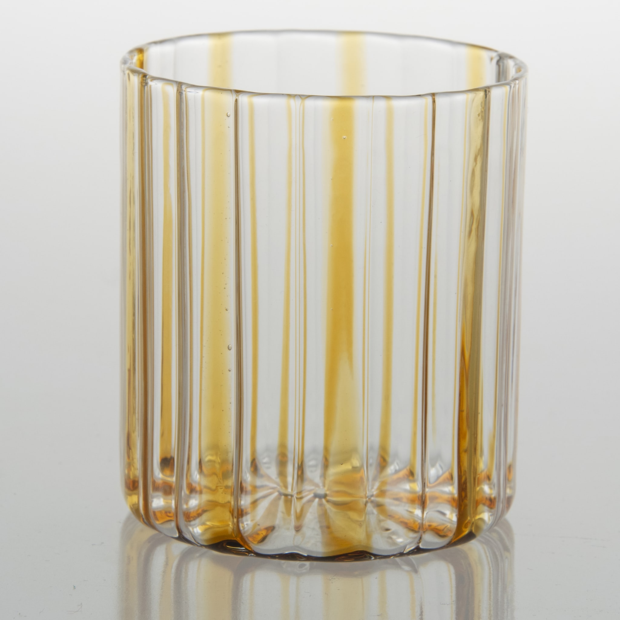 Amber Stripes Glass - Alternative view 1