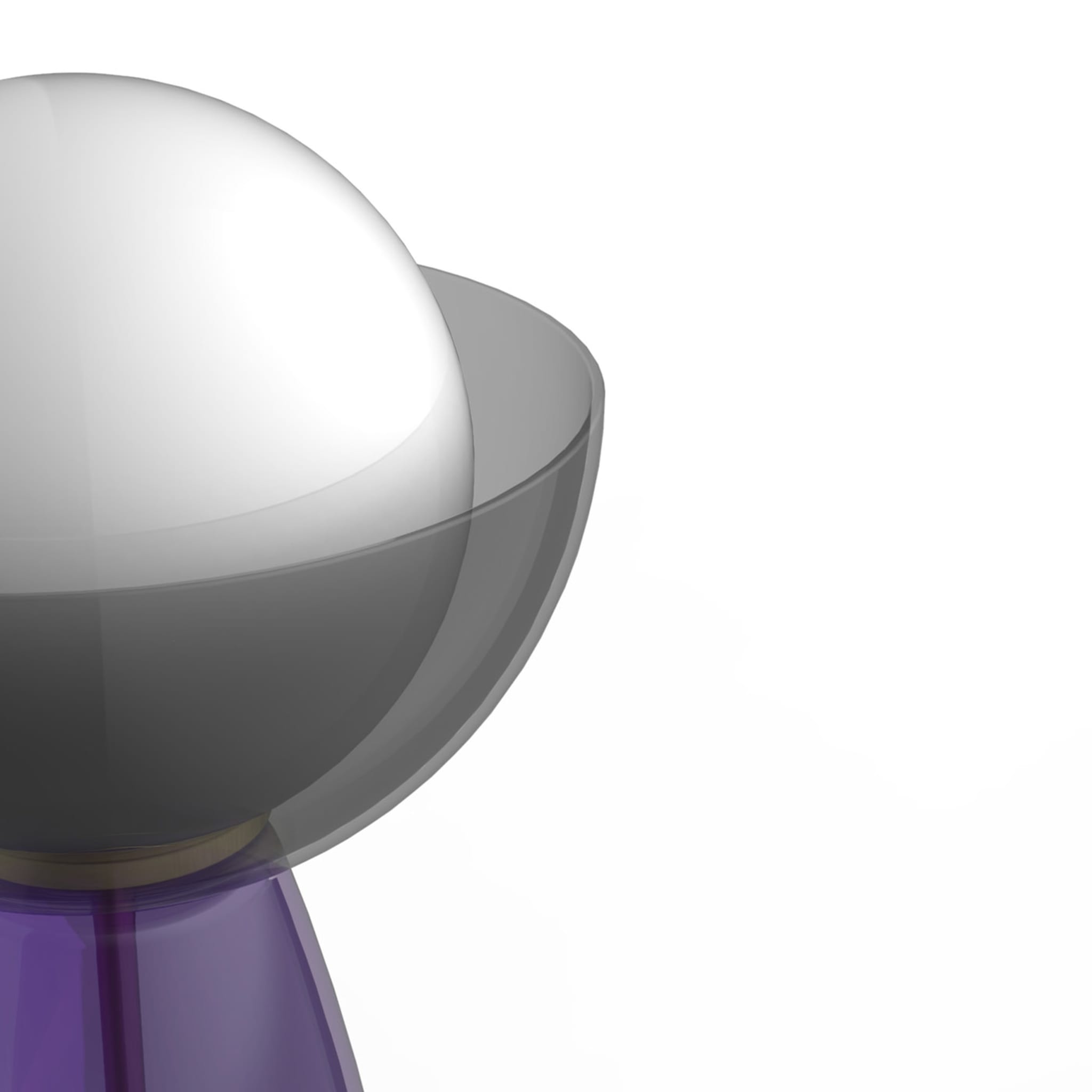 Cioppo Purple & Gray Table Lamp - Alternative view 1