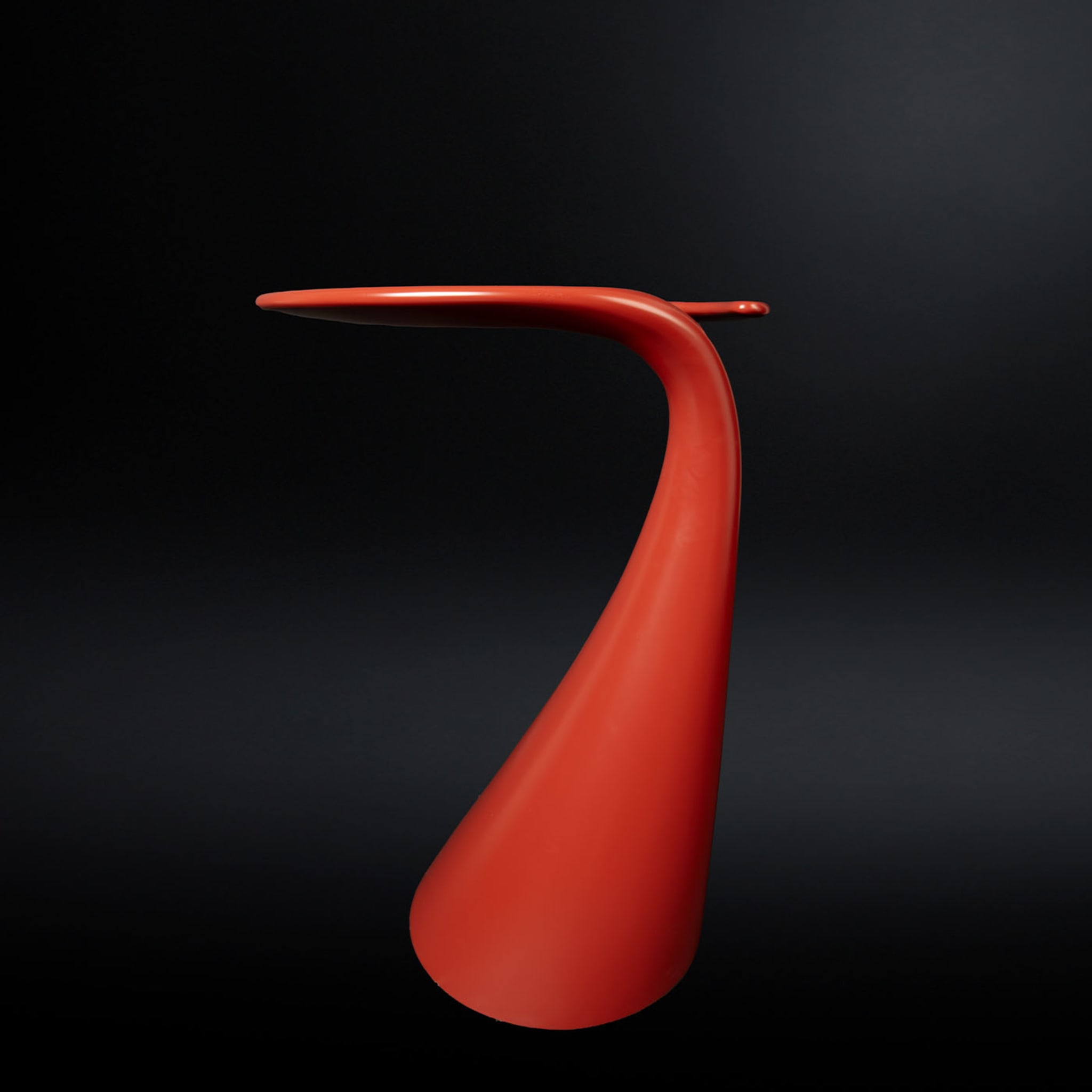 Table d'appoint rouge Milano - Vue alternative 1