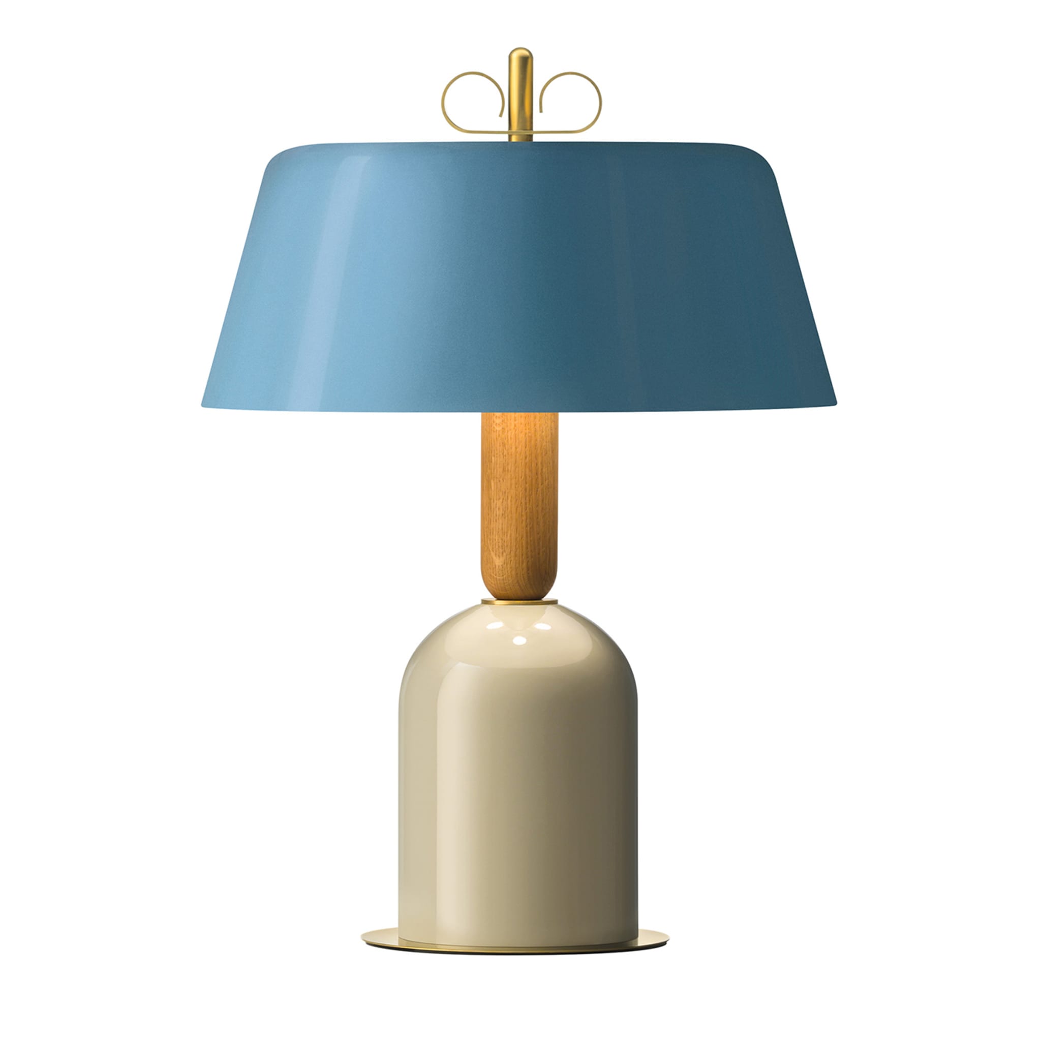 Lámpara de mesa azul claro Bon Ton de Cristina Celestino - Vista principal