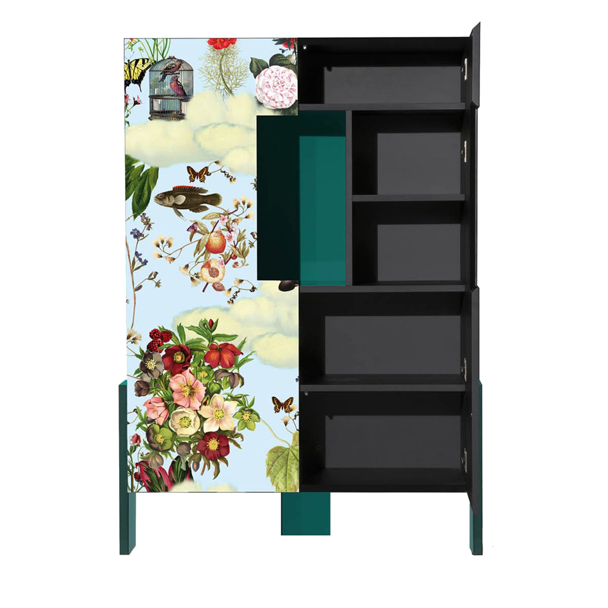 Ziqqurat Floral Polychrome Cabinet by Driade Lab #2 - Main view