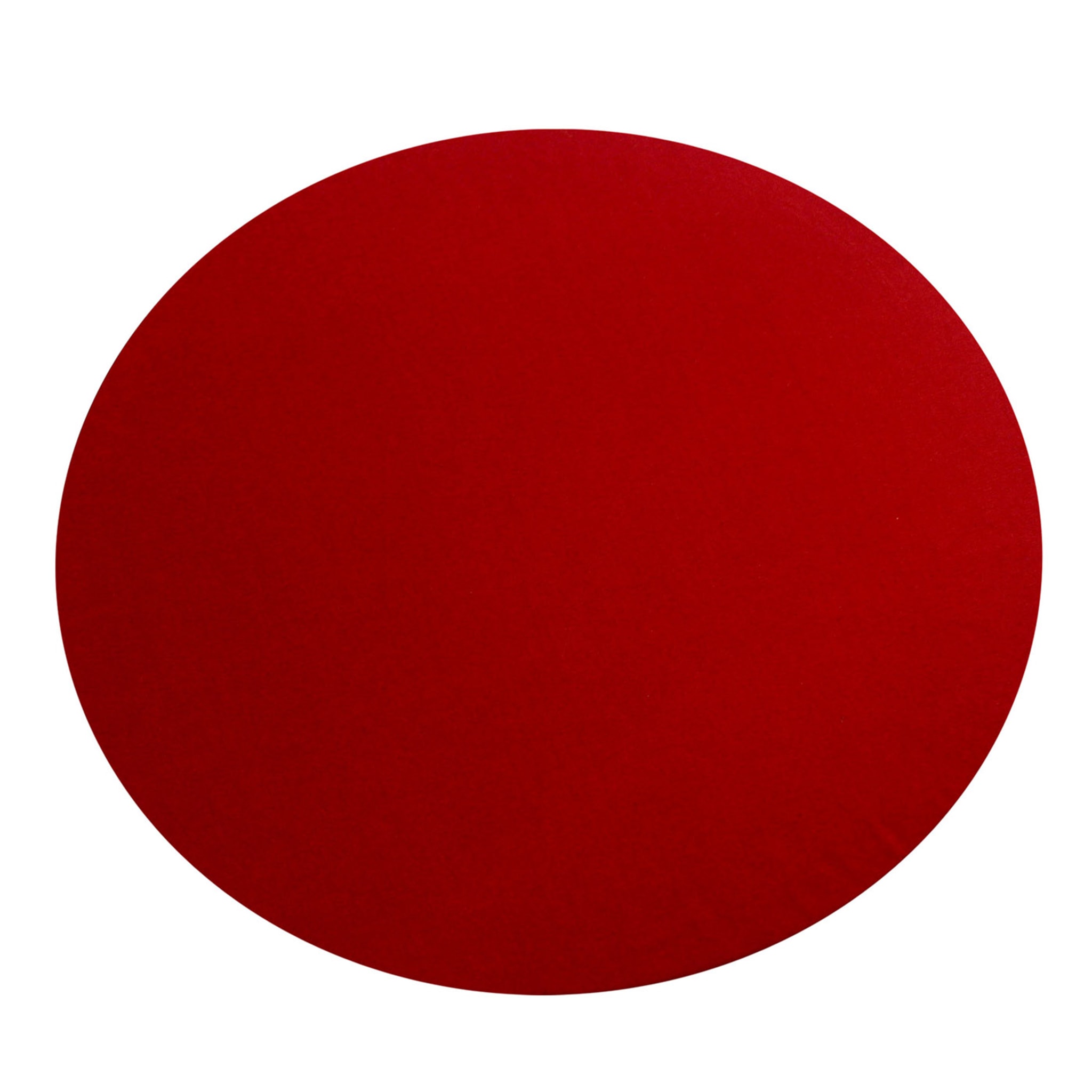 Cuffietta Tovaglietta rotonda grande rossa - Vista principale