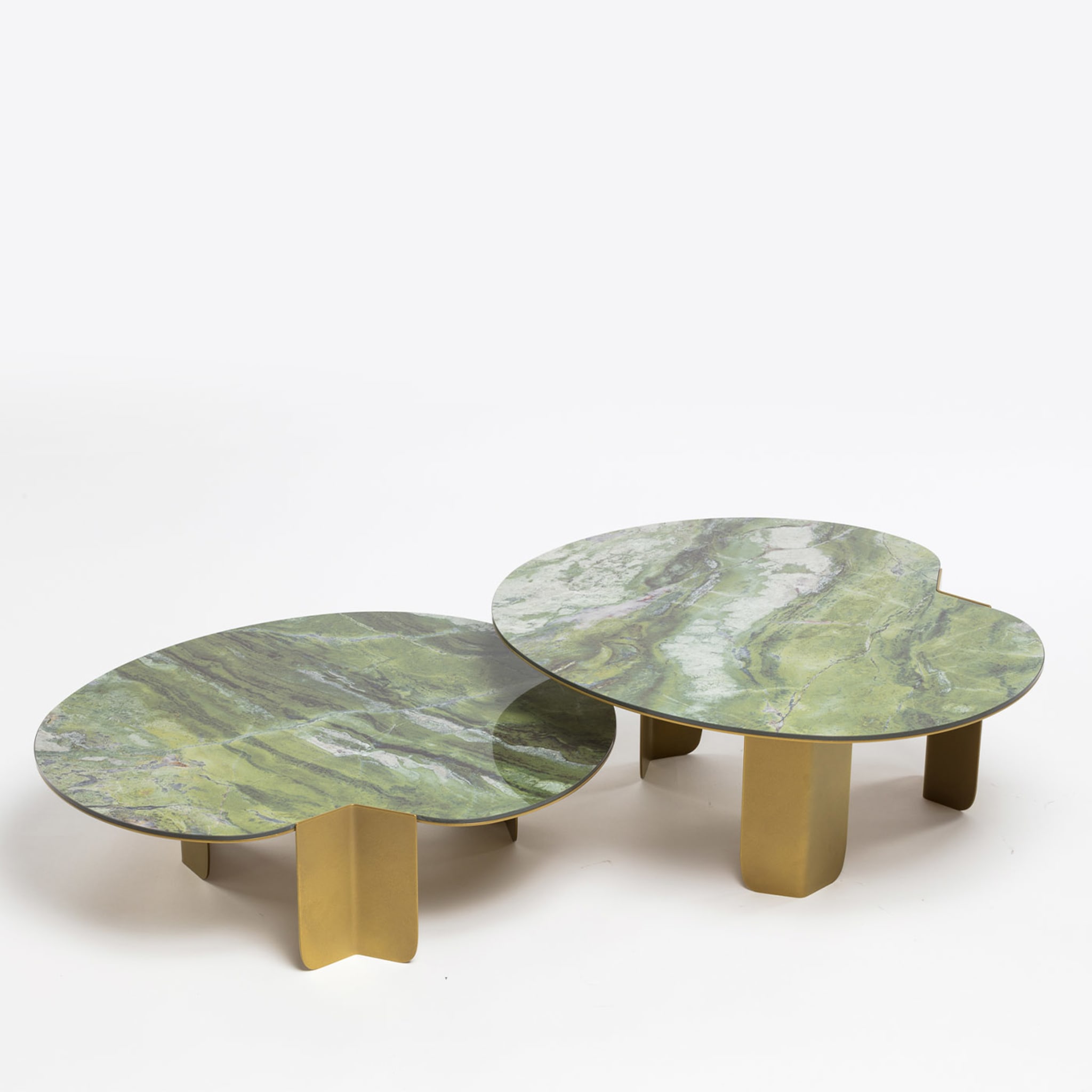 Monet High Green & Golden Coffee Table - Alternative view 2