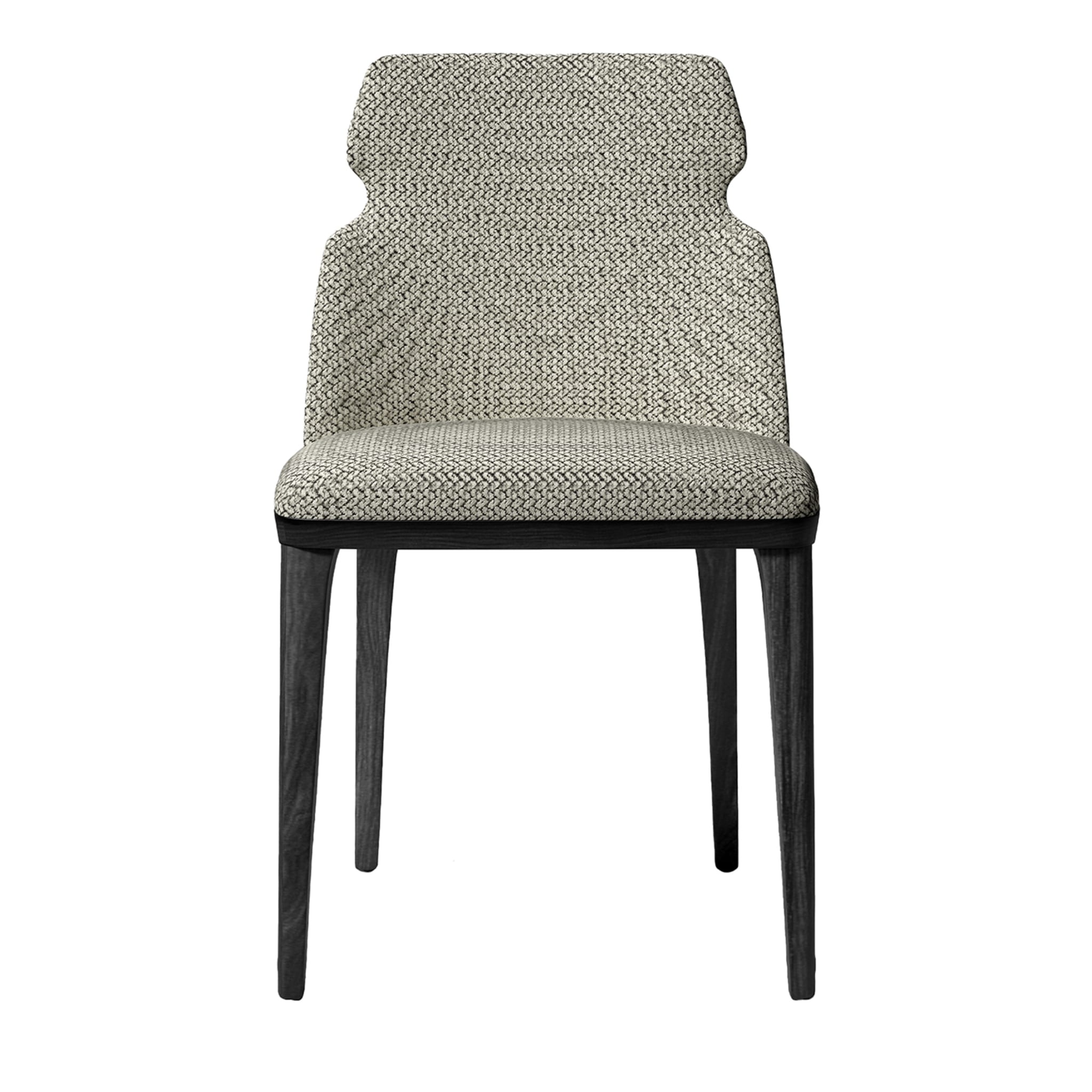 Shape Patterned Gray Chair - Main view