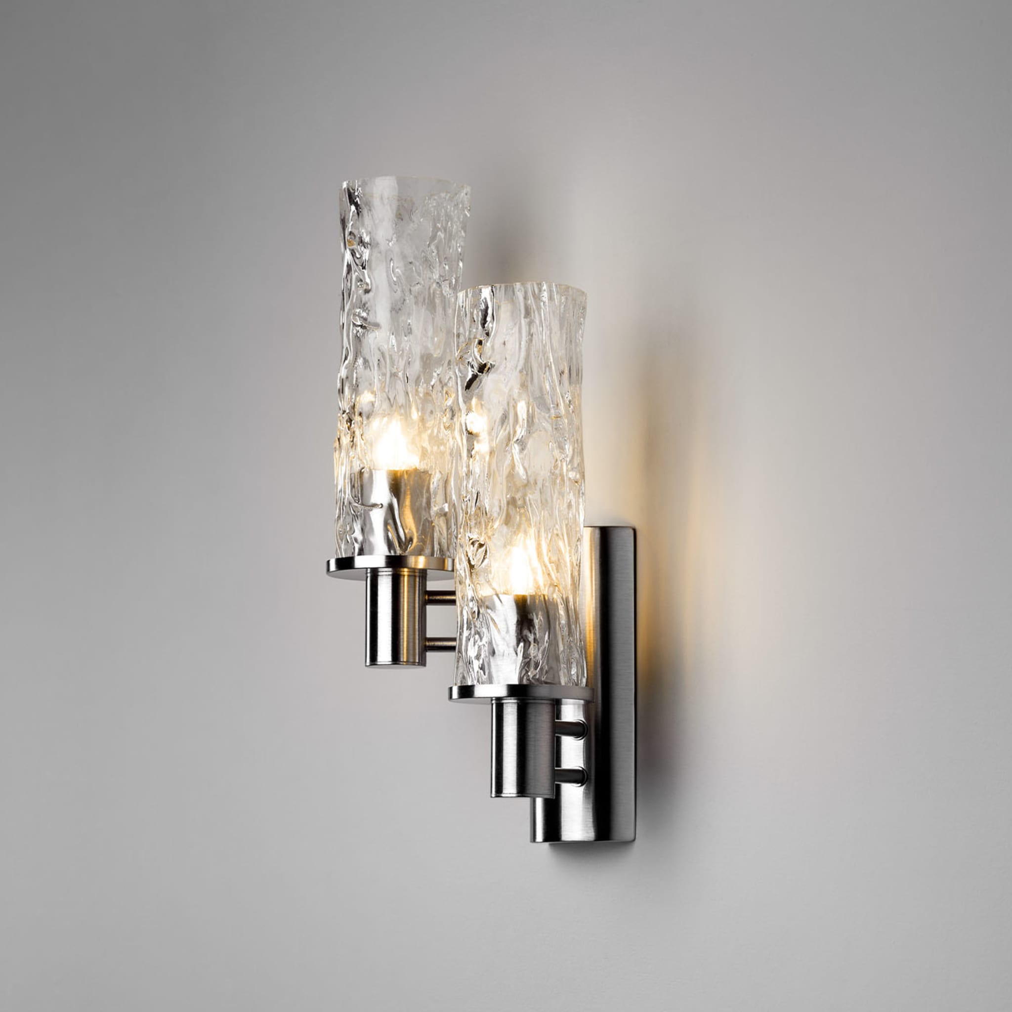 Wall Sconce With Two Blown Glass Elements - Alternative view 2