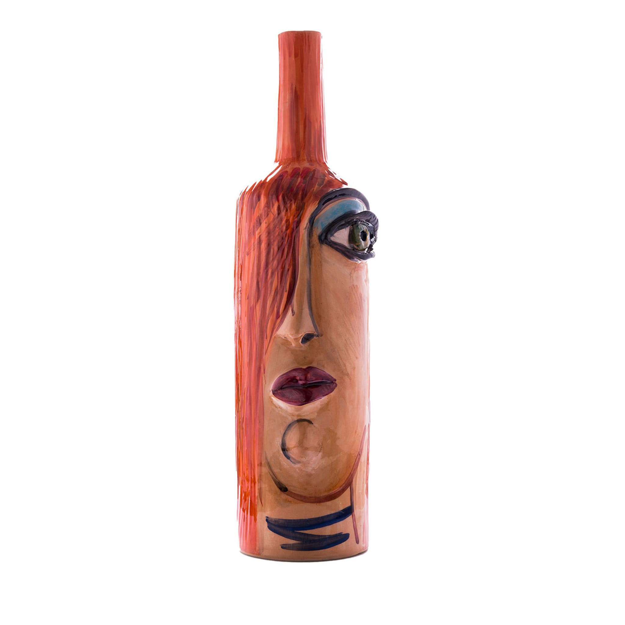 Anthropomorphic-Inspired H45 Polychrome Bottle/Sculpture #1 - Main view