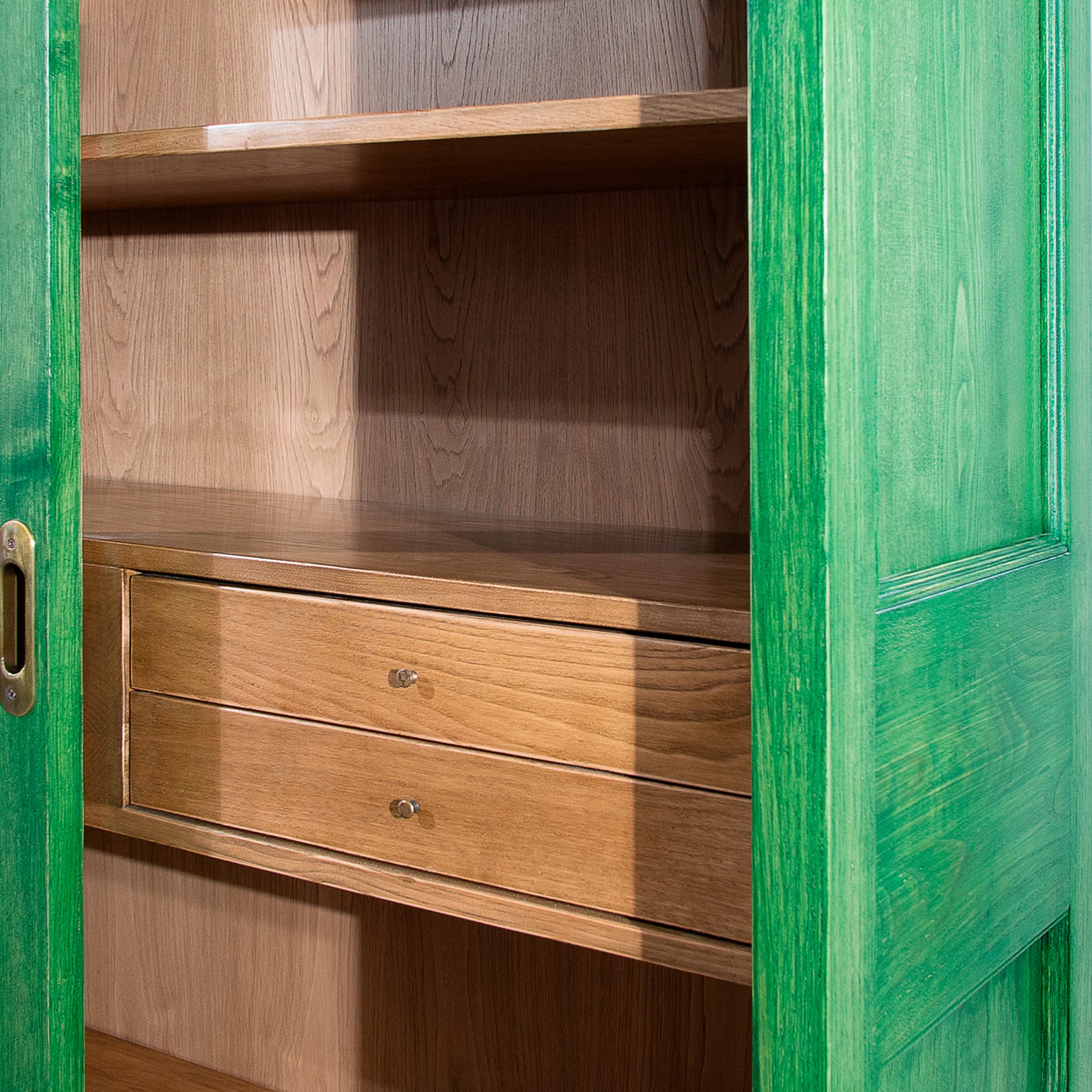 Green Sliding Doors Bookshelf #1 - Alternative view 2