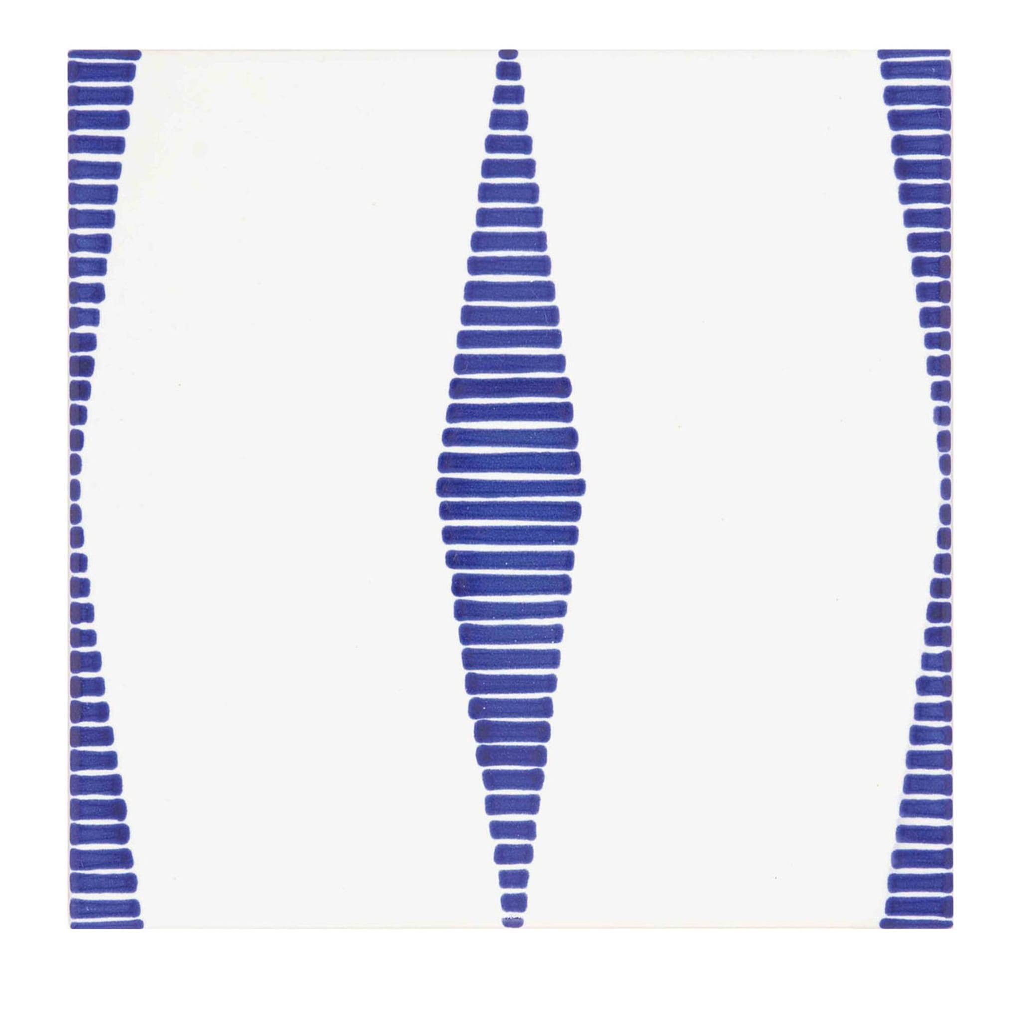 Ensemble de 25 carreaux Bauhaus bleus de type 17 - Vue principale
