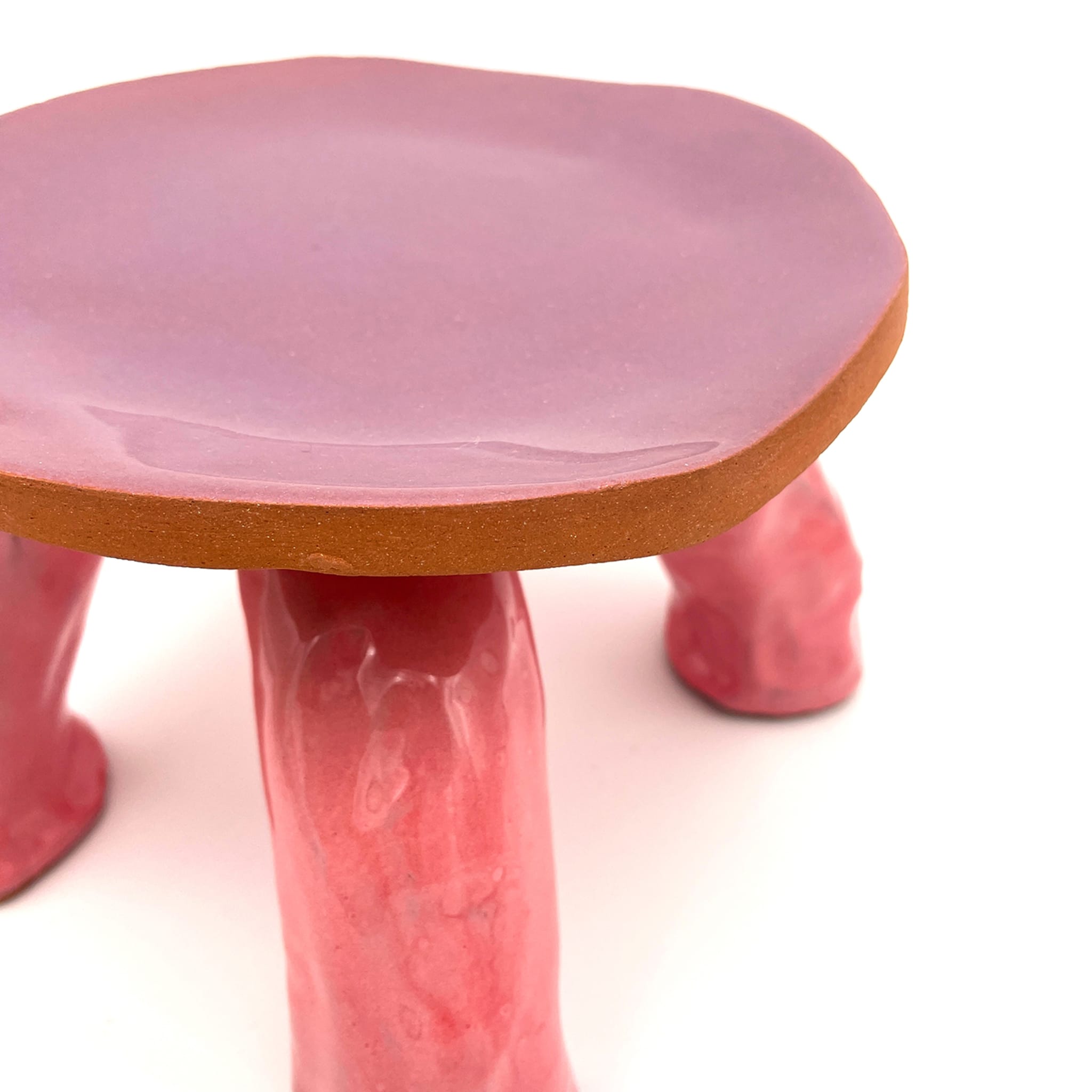 Fungo 4-legged Pink and Lilac Cake Stand - Alternative view 2