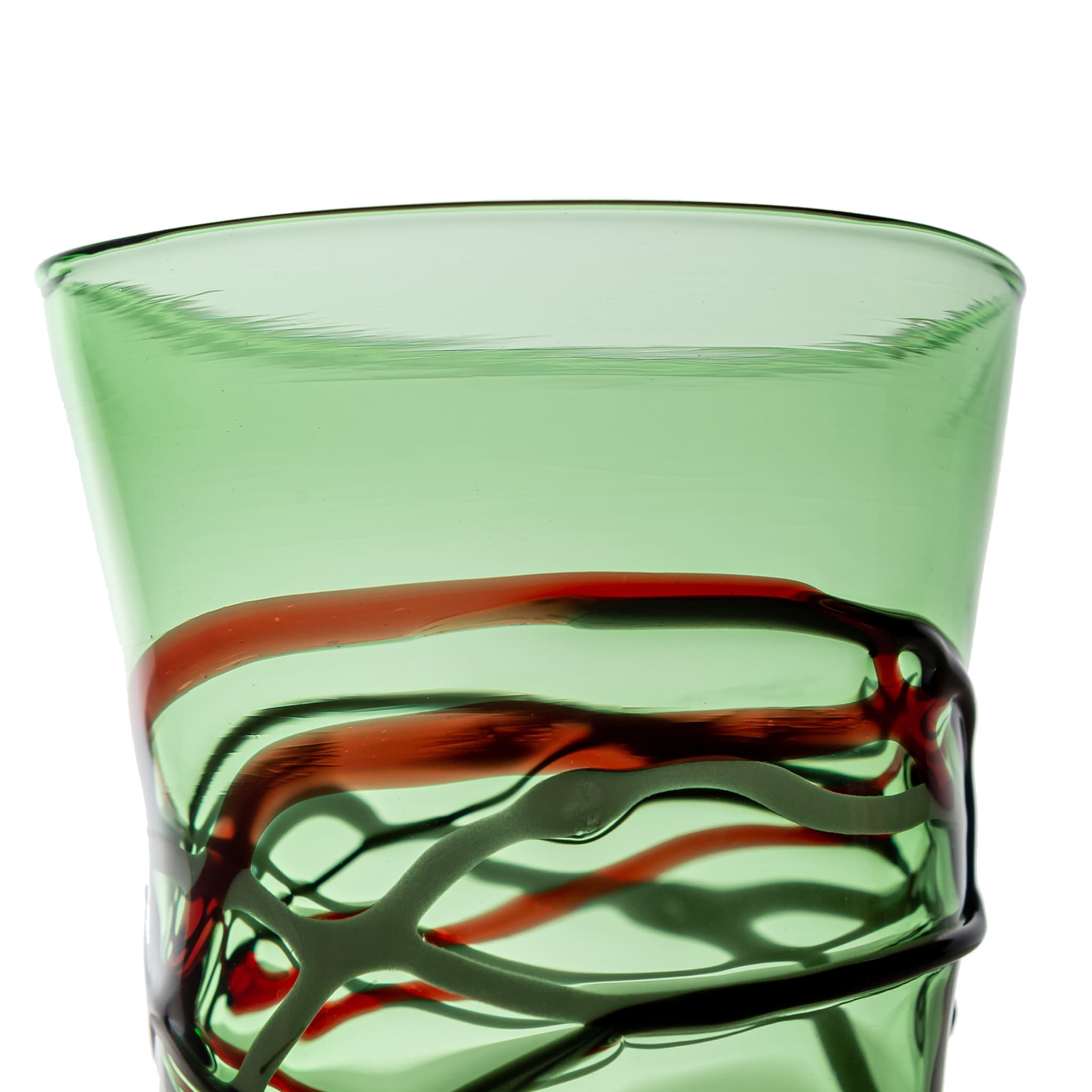 Set of two Diverso Green Glasses - Alternative view 1
