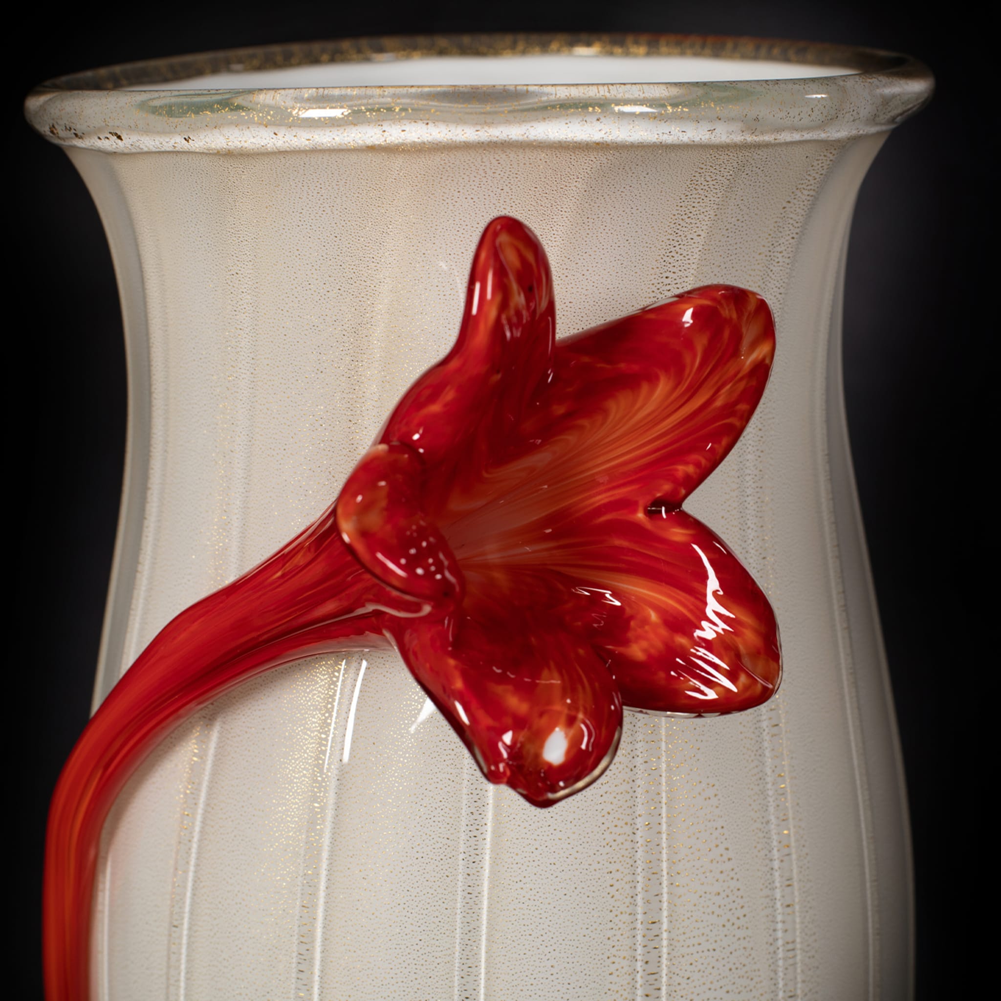Stmat Polychrome Vase with Flowers - Alternative view 2