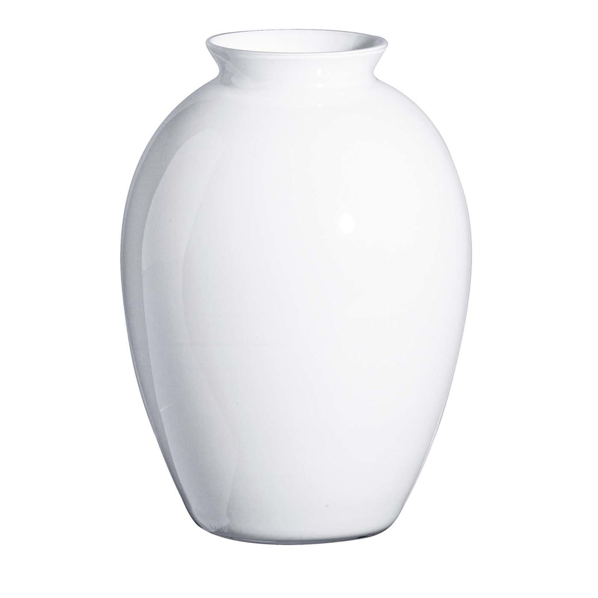 Petit vase blanc Lopas de Carlo Moretti - Vue principale