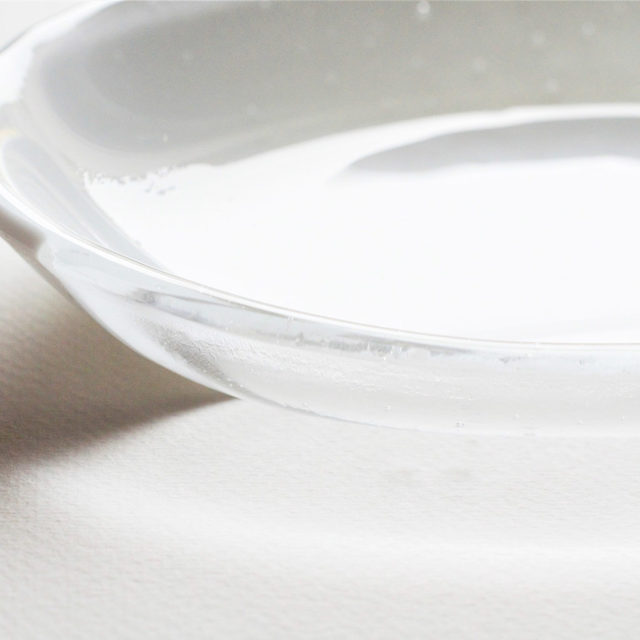 White and Clear Glass Serving Platter  - Alternative view 3