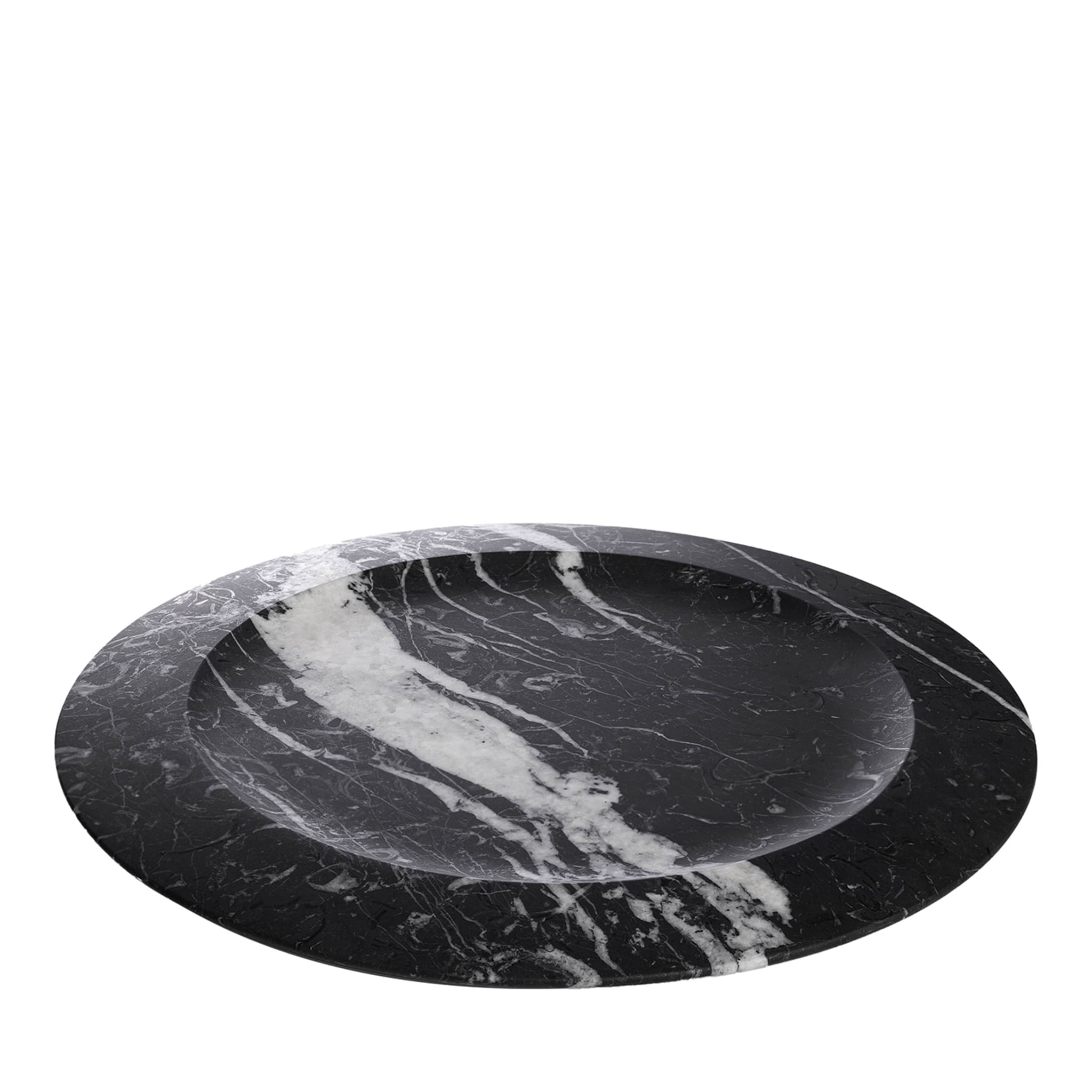 Black Marquina Dinner Plate by Ivan Colominas #2 - Main view