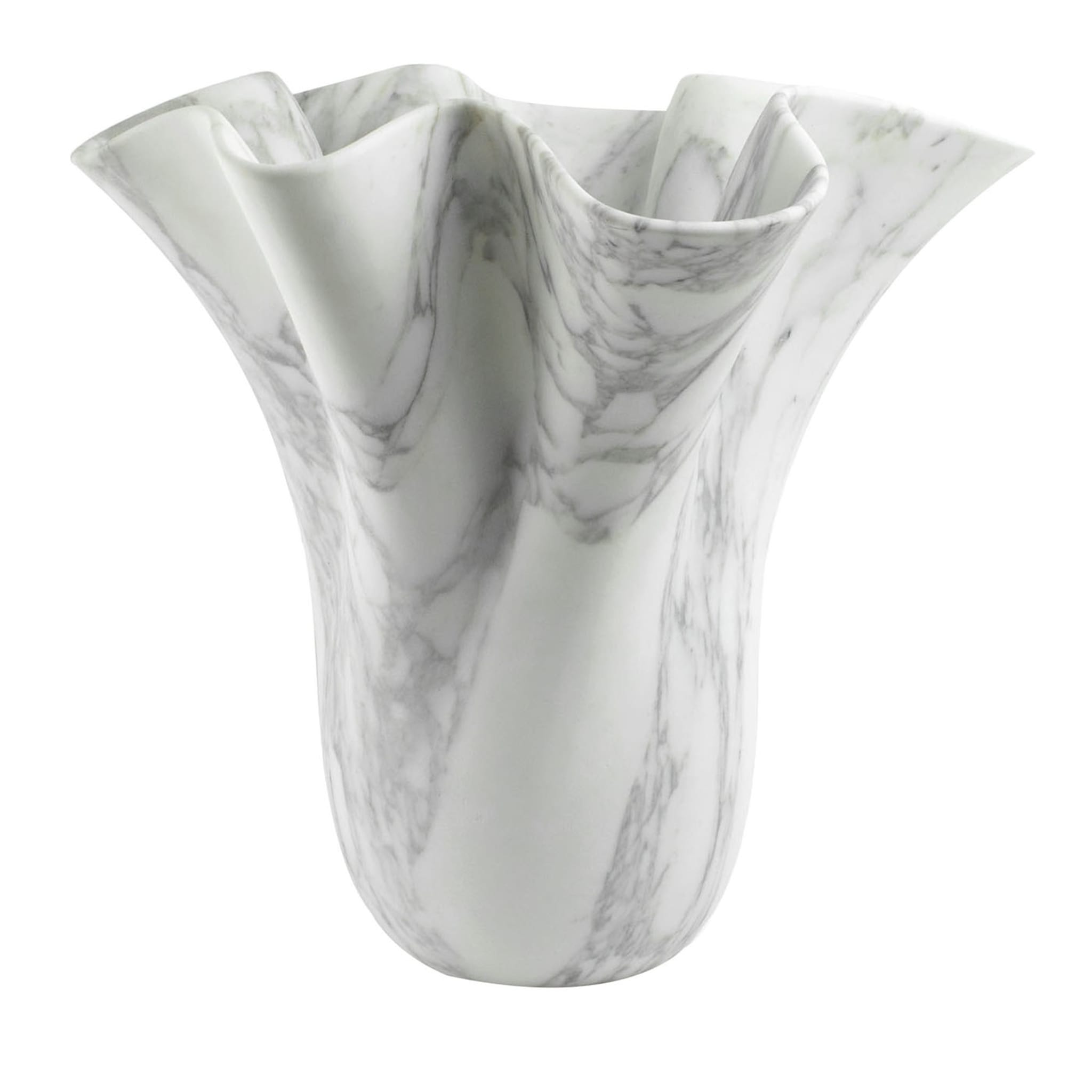 PV05 Vase en marbre Arabescato - Vue principale