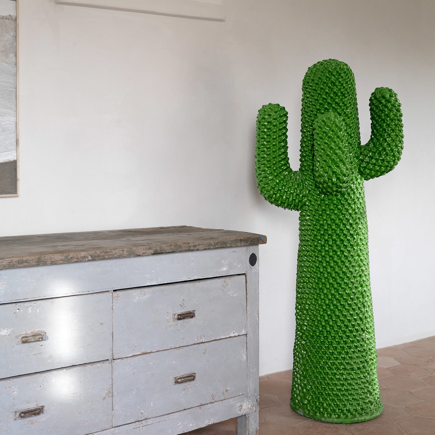 Un altro appendiabiti a cactus verde di Drocco/Mello Gufram
